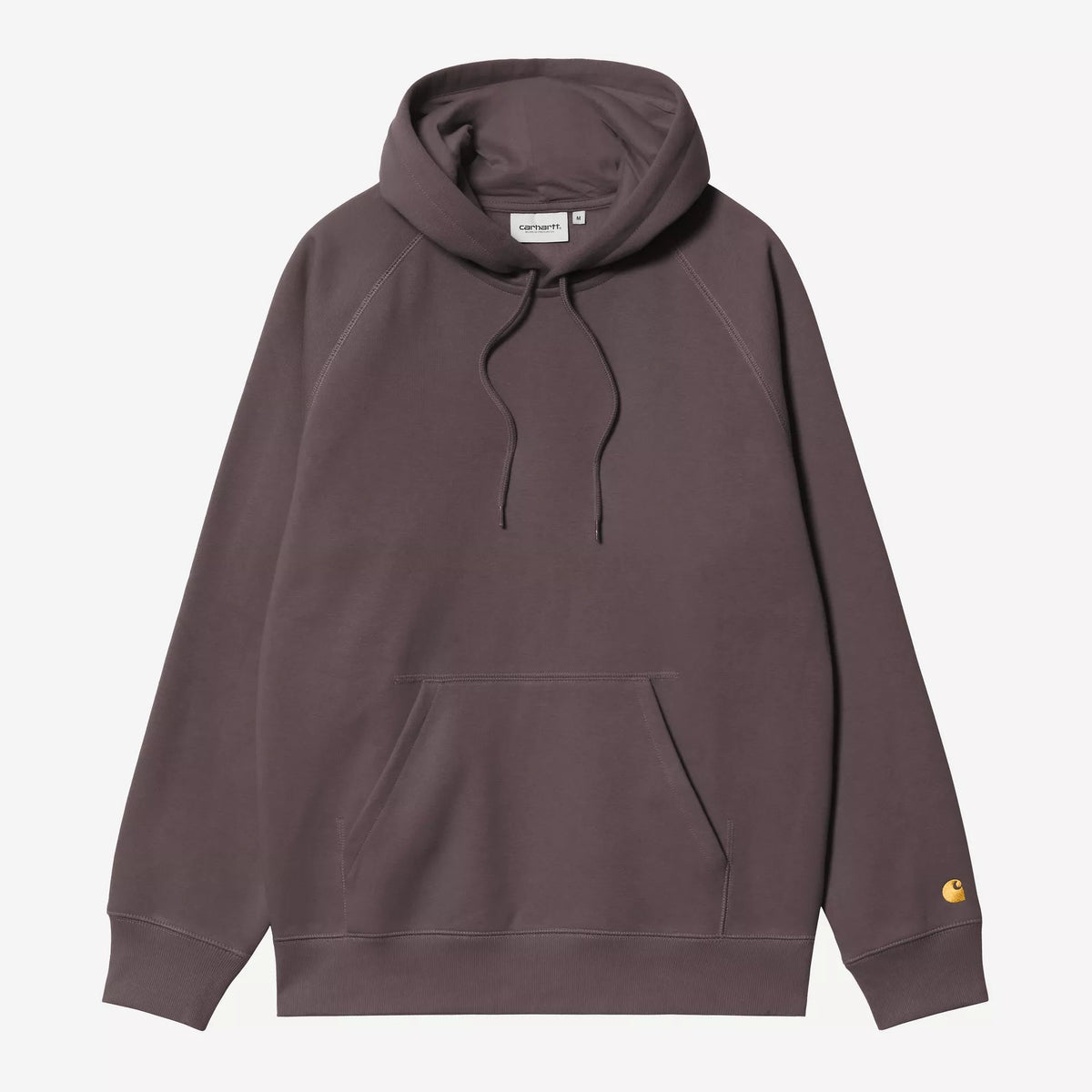 Carhartt WIP Hooded Chase Sweat - Shale / Gold