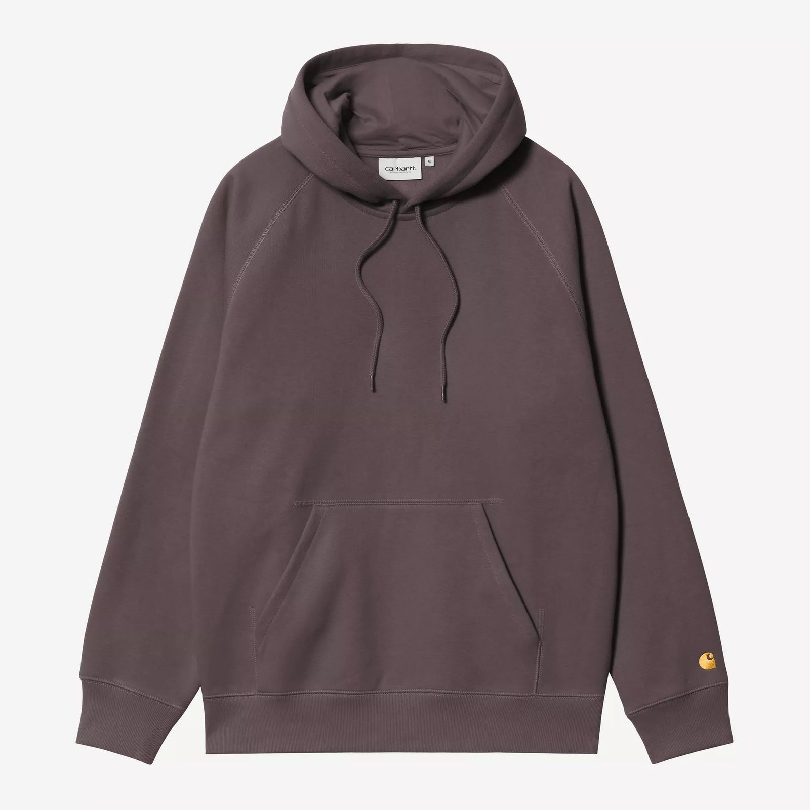 Carhartt WIP Hooded Chase Sweat - Shale / Gold
