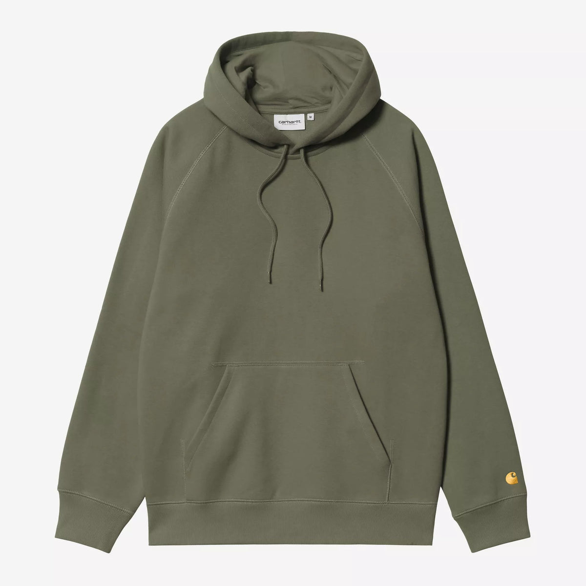 Carhartt WIP Hooded Chase Sweat - Leaf / Gold