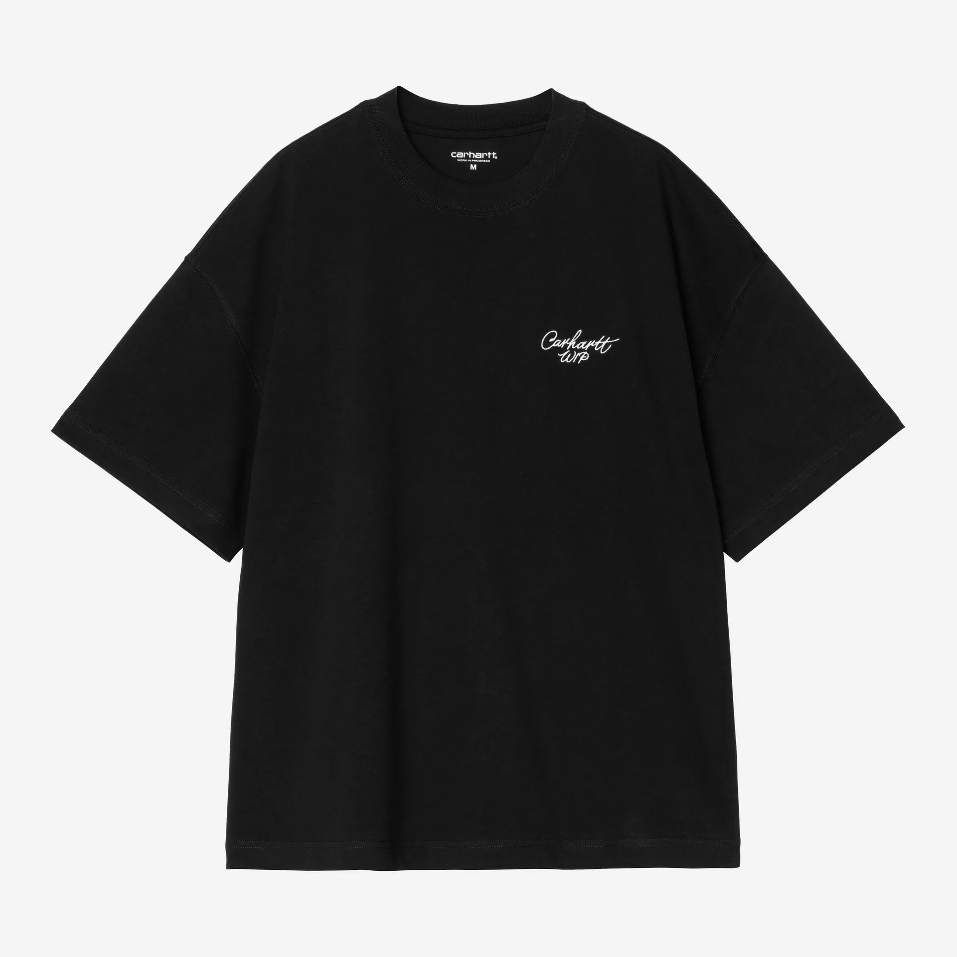 Carhartt WIP Signature Script T-Shirt - Black / White