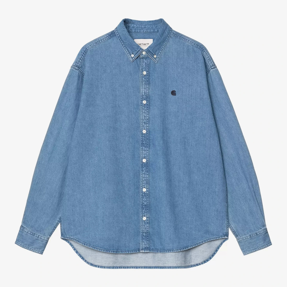 Carhartt WIP LS Lucas Shirt - Blue Stone Washed