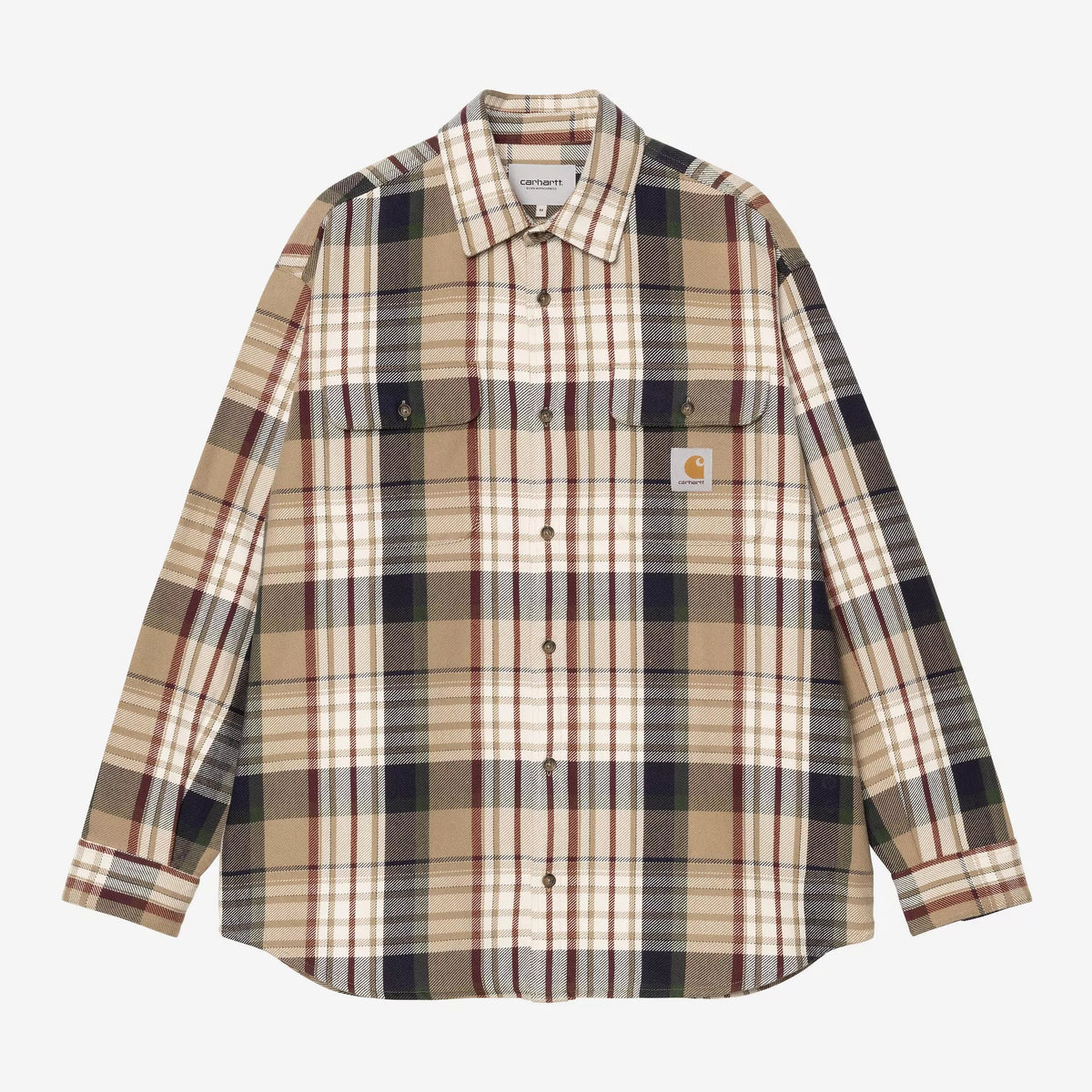 Carhartt WIP LS Tamblyn Shirt - Leather Check