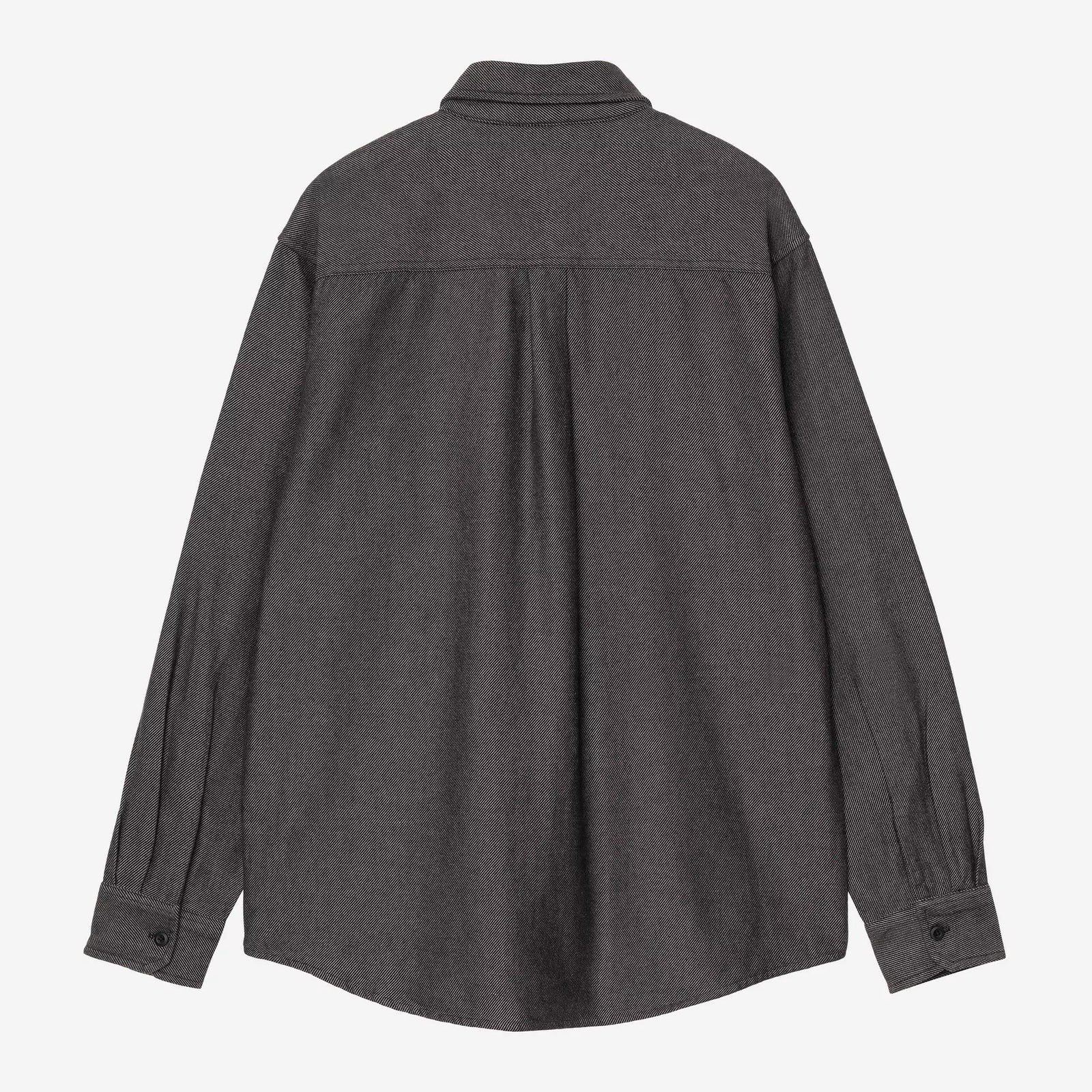 Carhartt WIP LS Edgar Shirt - Black / Wax