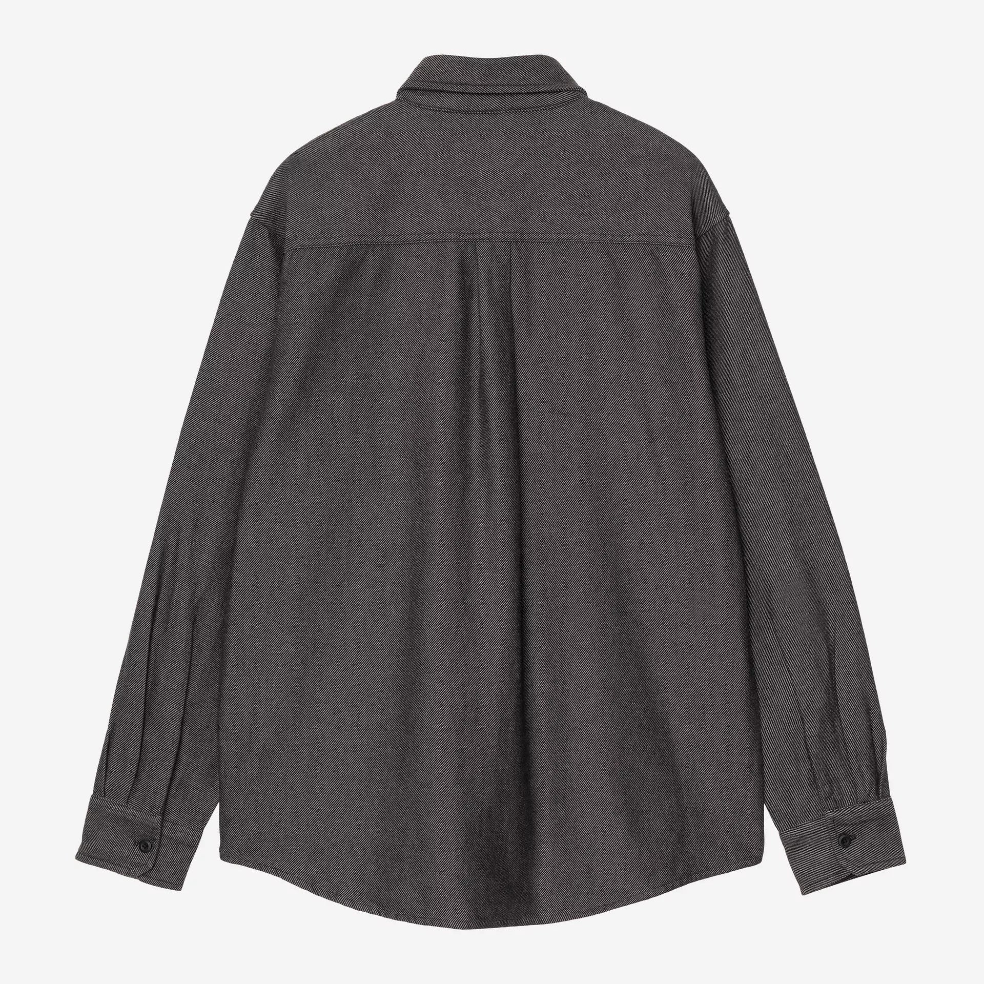 Carhartt WIP LS Edgar Shirt - Black / Wax