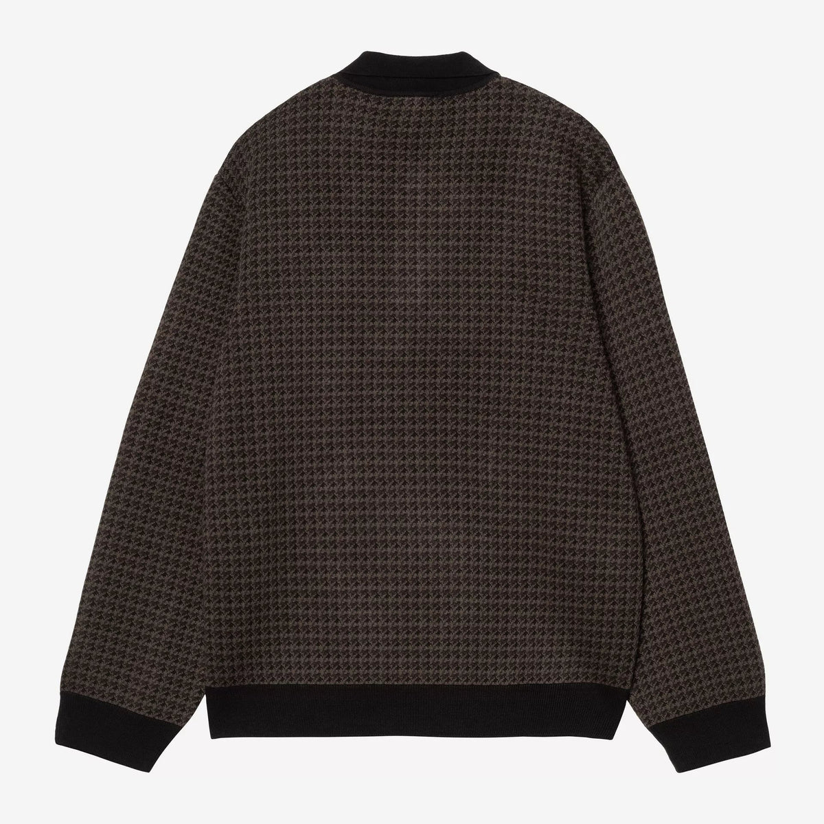 Carhartt WIP L/S Lowis Polo - Houndstooth Vitola