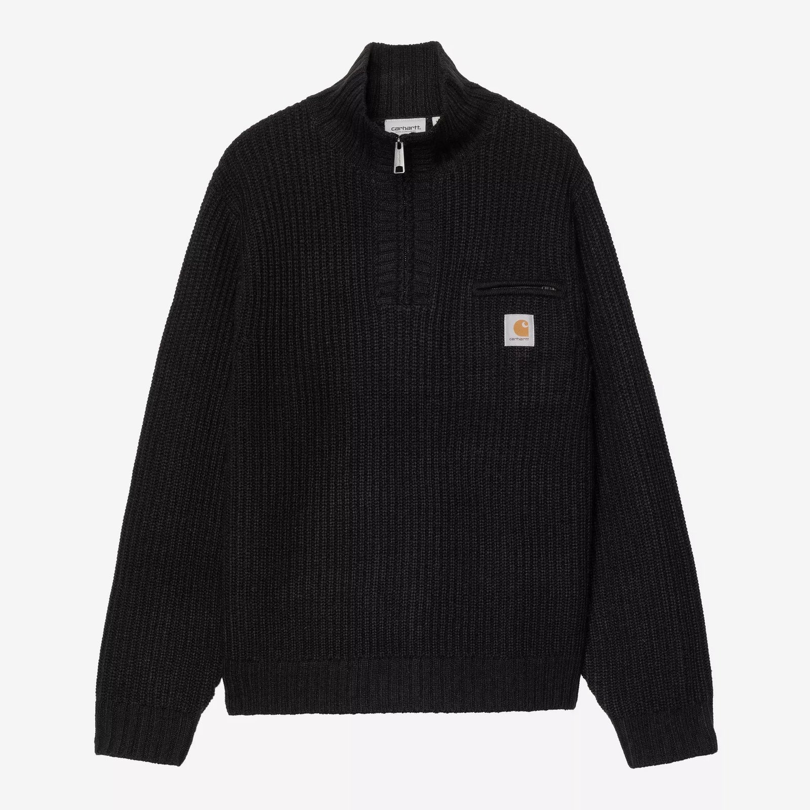 Carhartt WIP Detroit Half Zip Sweater - Black