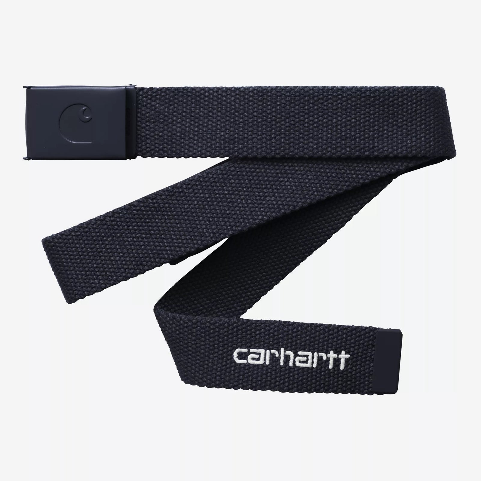 Carhartt WIP C Logo Belt Tonal - Dark Navy / White