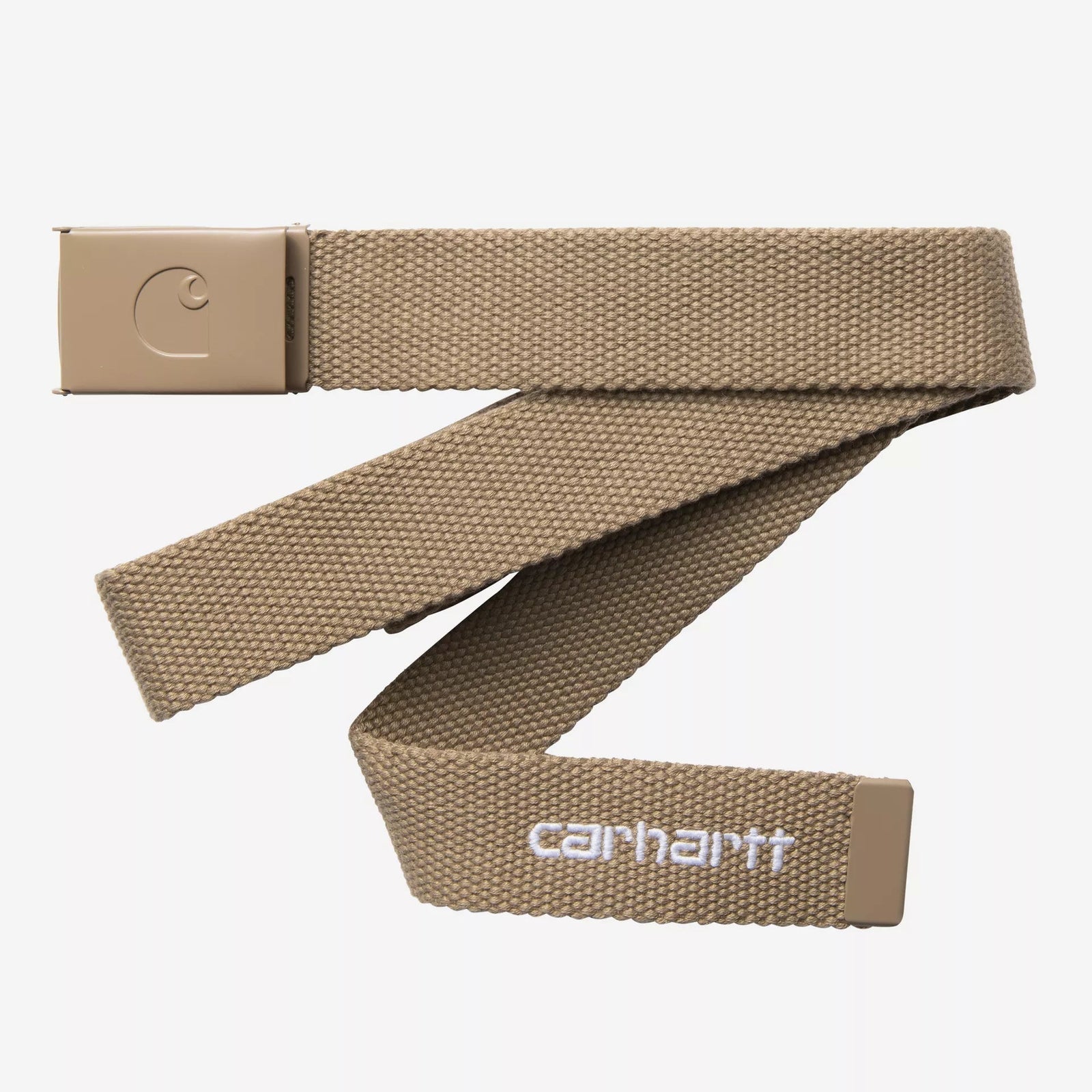 Carhartt WIP C Logo Belt - Leather / White