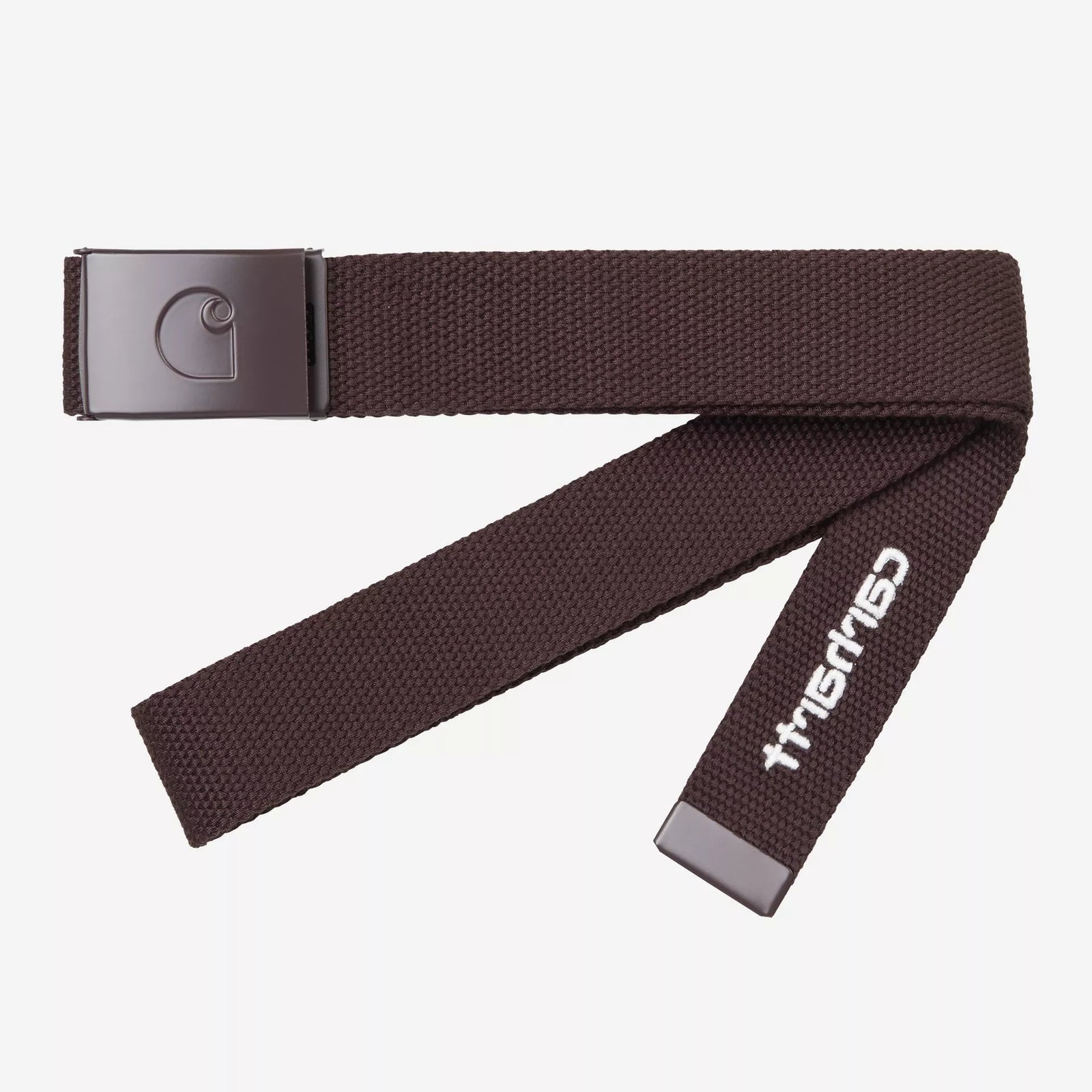 Carhartt WIP C Logo Belt Tonal - Palisander / White