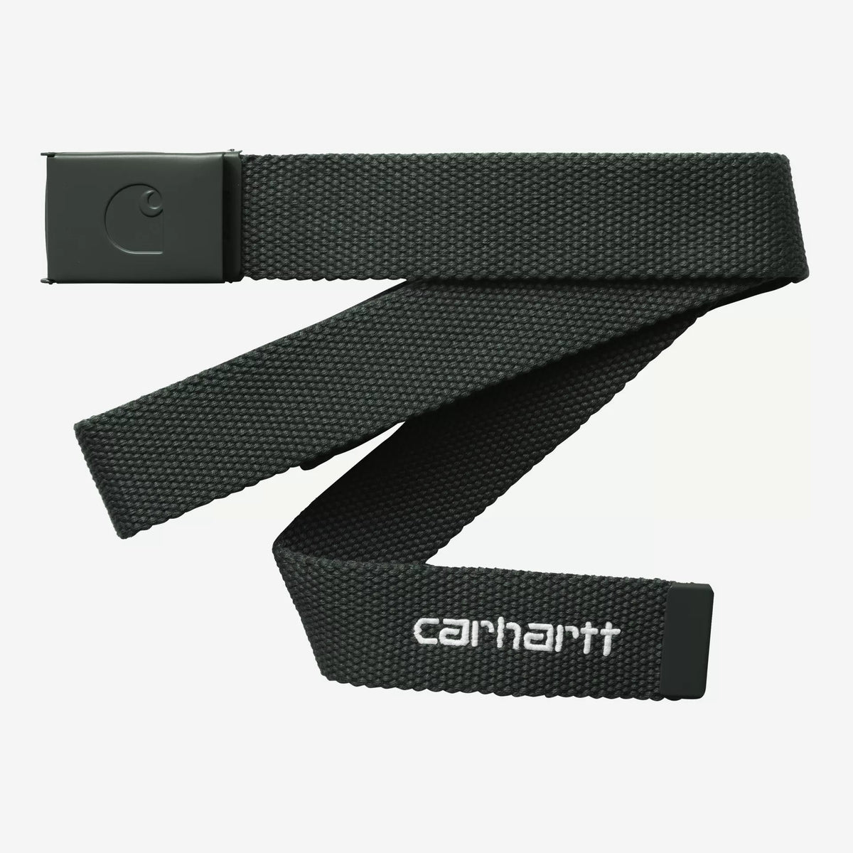 Carhartt WIP C Logo Belt Tonal - Raven / White