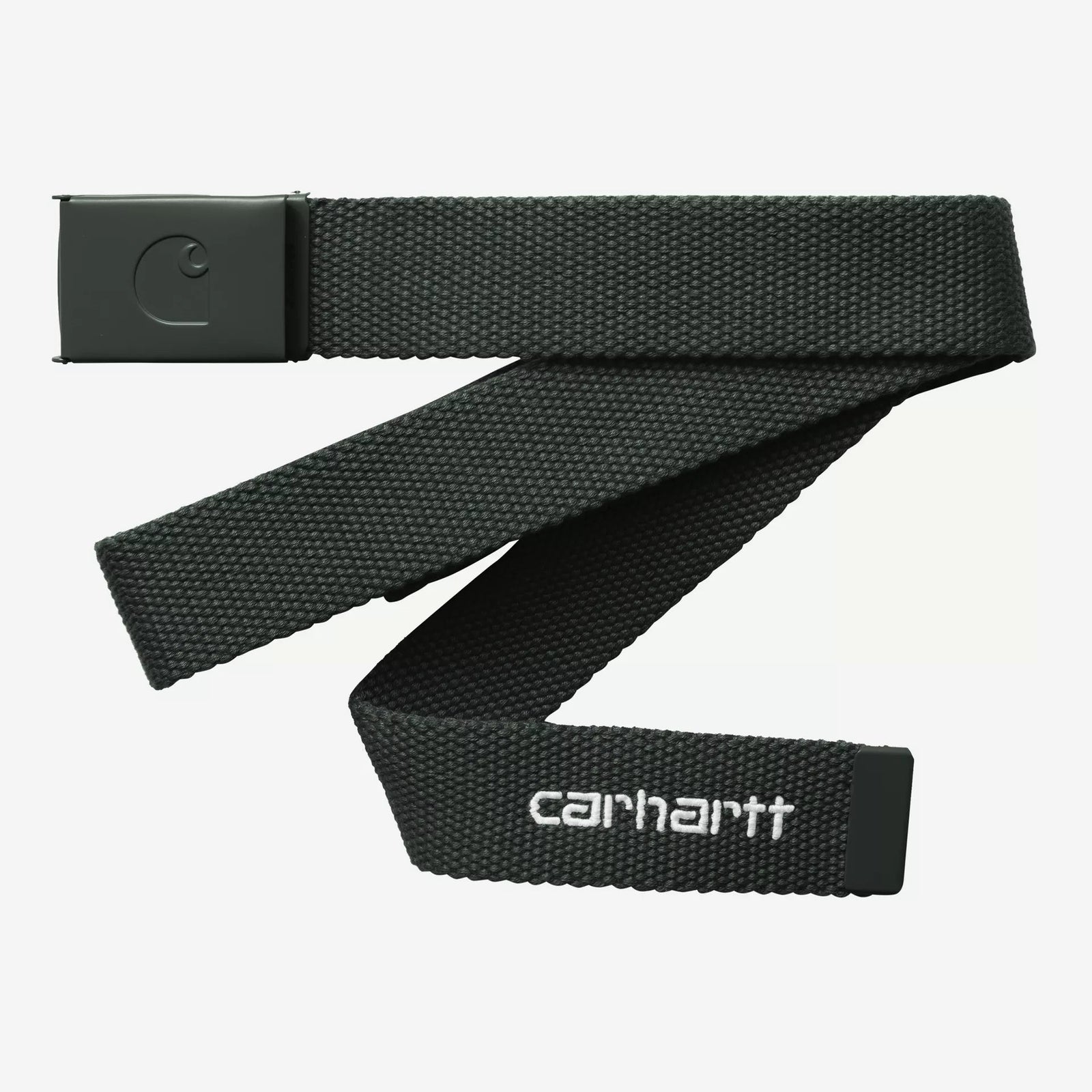 Carhartt WIP C Logo Belt Tonal - Raven / White