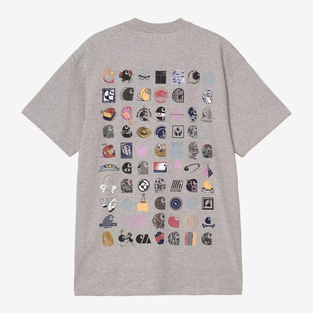 Carhartt WIP C Logo Archive T-Shirt - Grey Heather