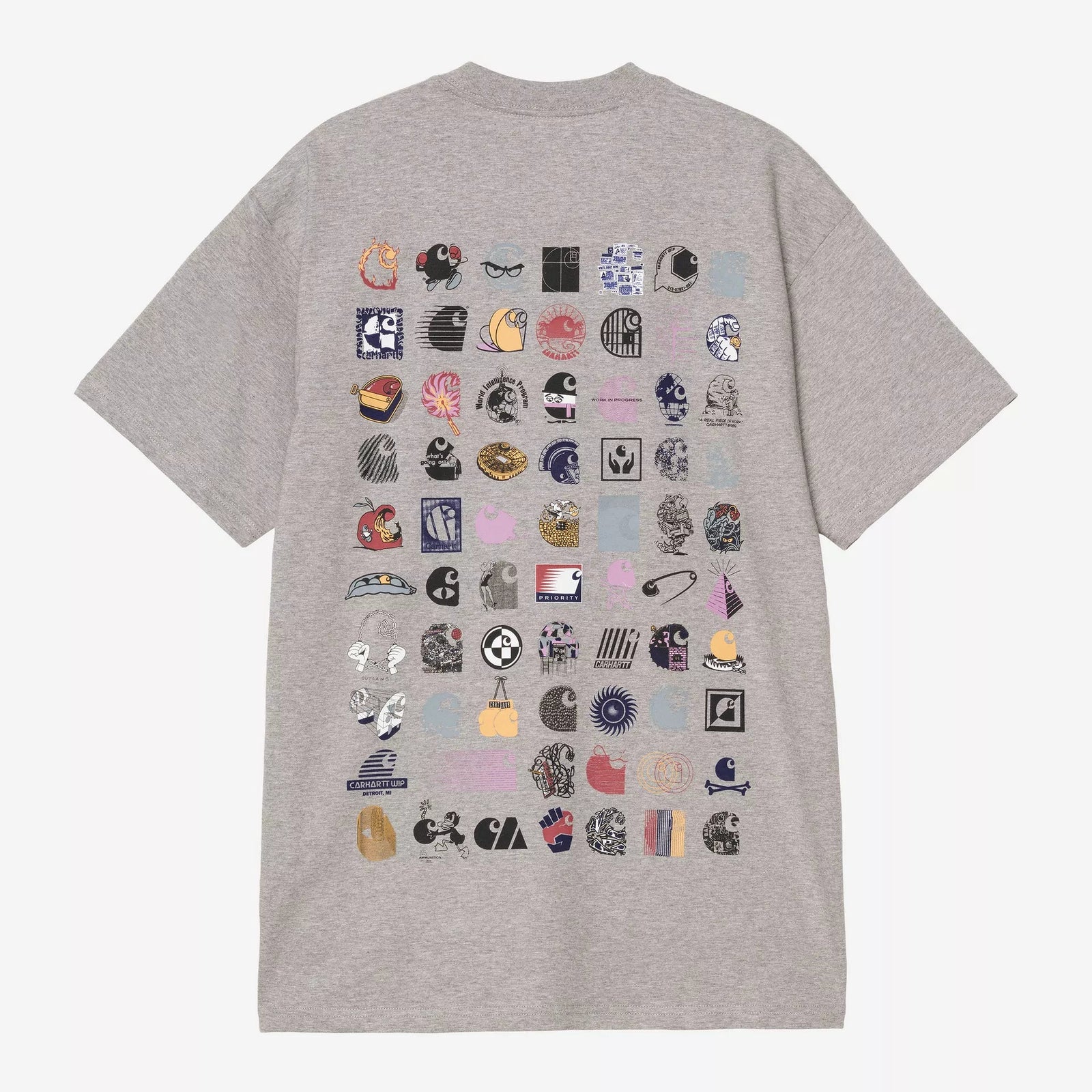 Carhartt WIP C Logo Archive T-Shirt - Grey Heather