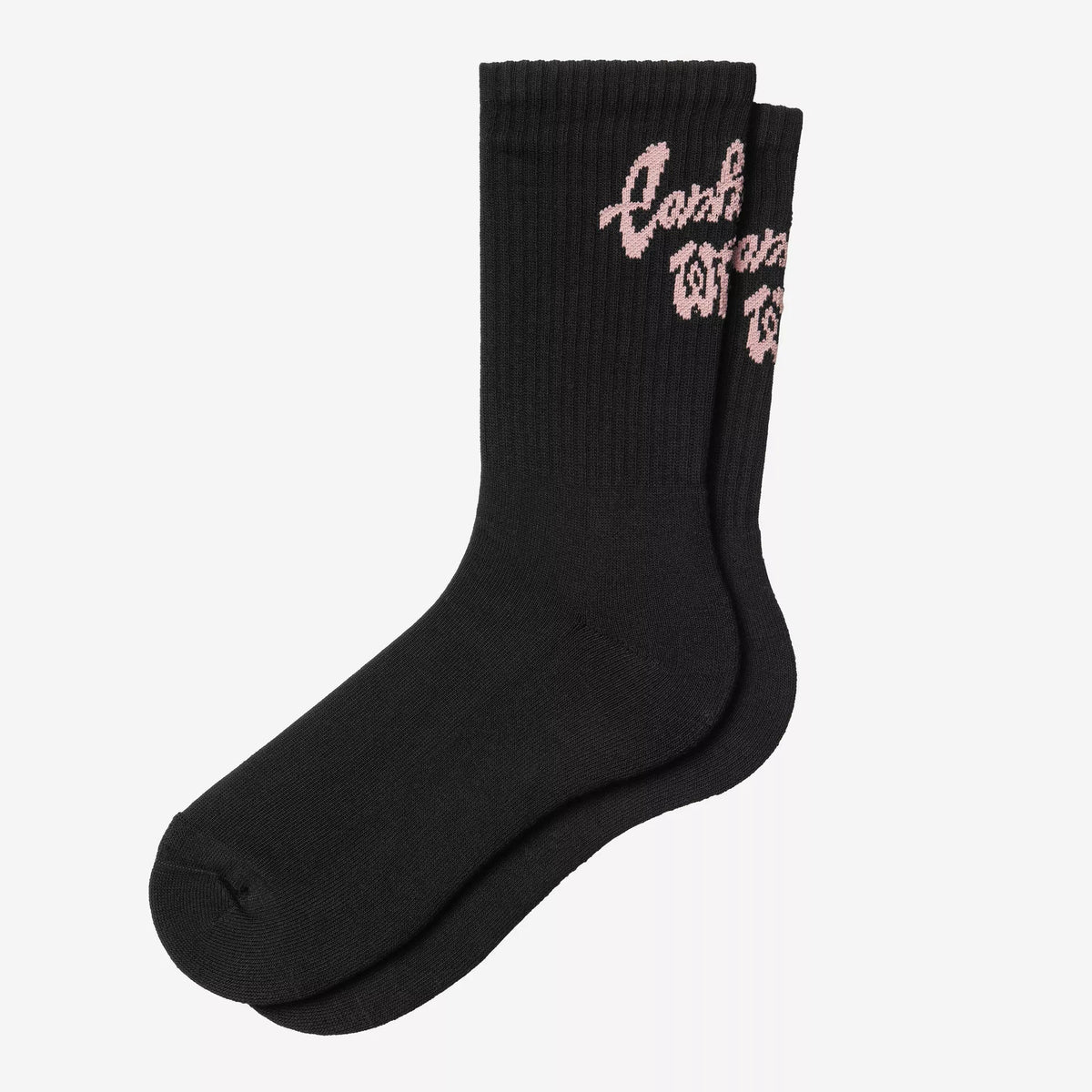 Carhartt WIP Chedda Socks - Black / Glassy Pink