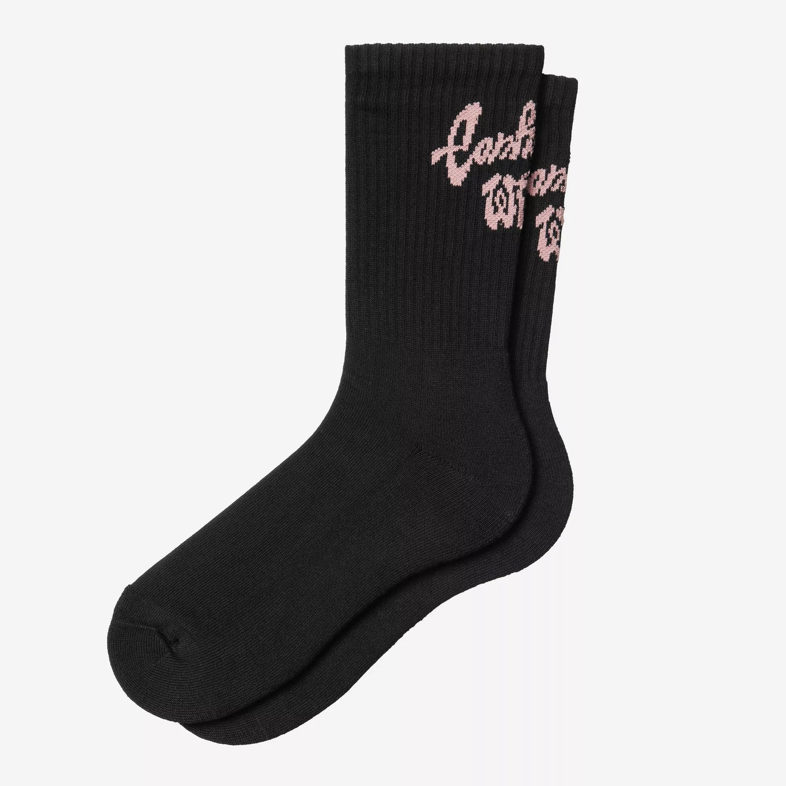 Carhartt WIP Chedda Socks - Black / Glassy Pink