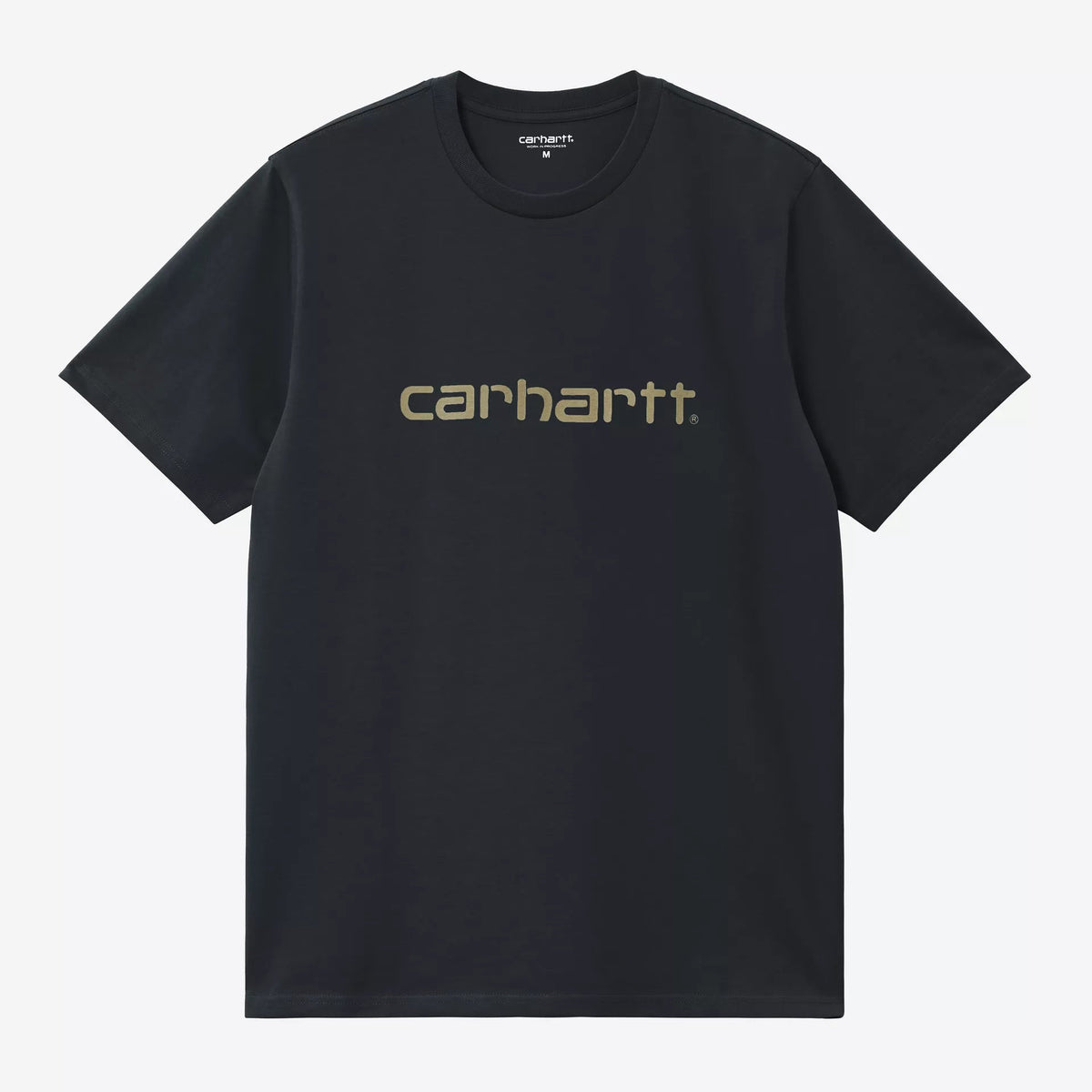 Carhartt WIP Script T-Shirt - Deep Night / Gentle Green