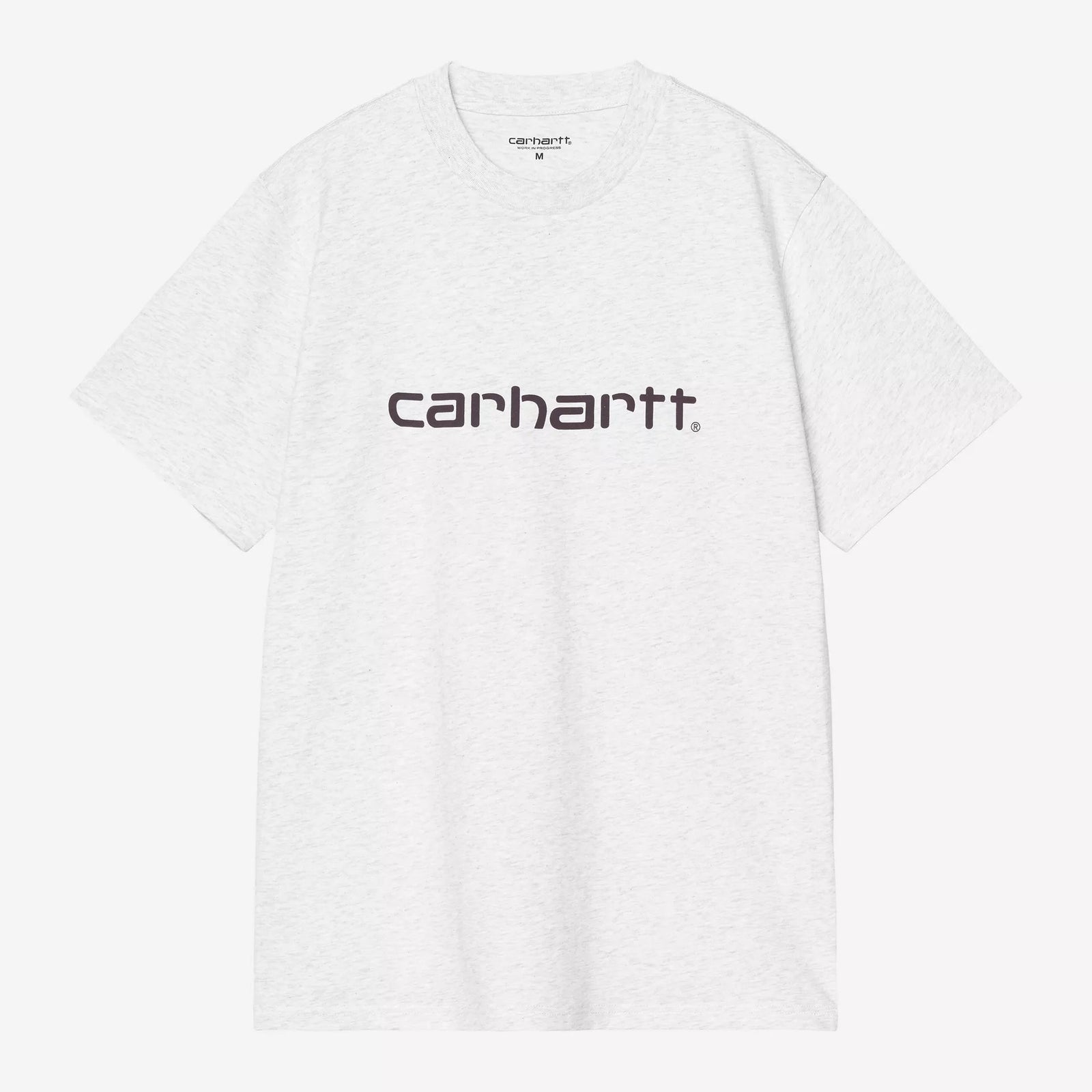 Carhartt WIP Script T-Shirt - Ash Heather / Cozy Purple