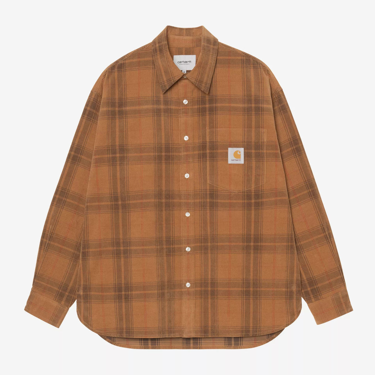 Carhartt WIP Wilber Shirt - Hamilton Brown