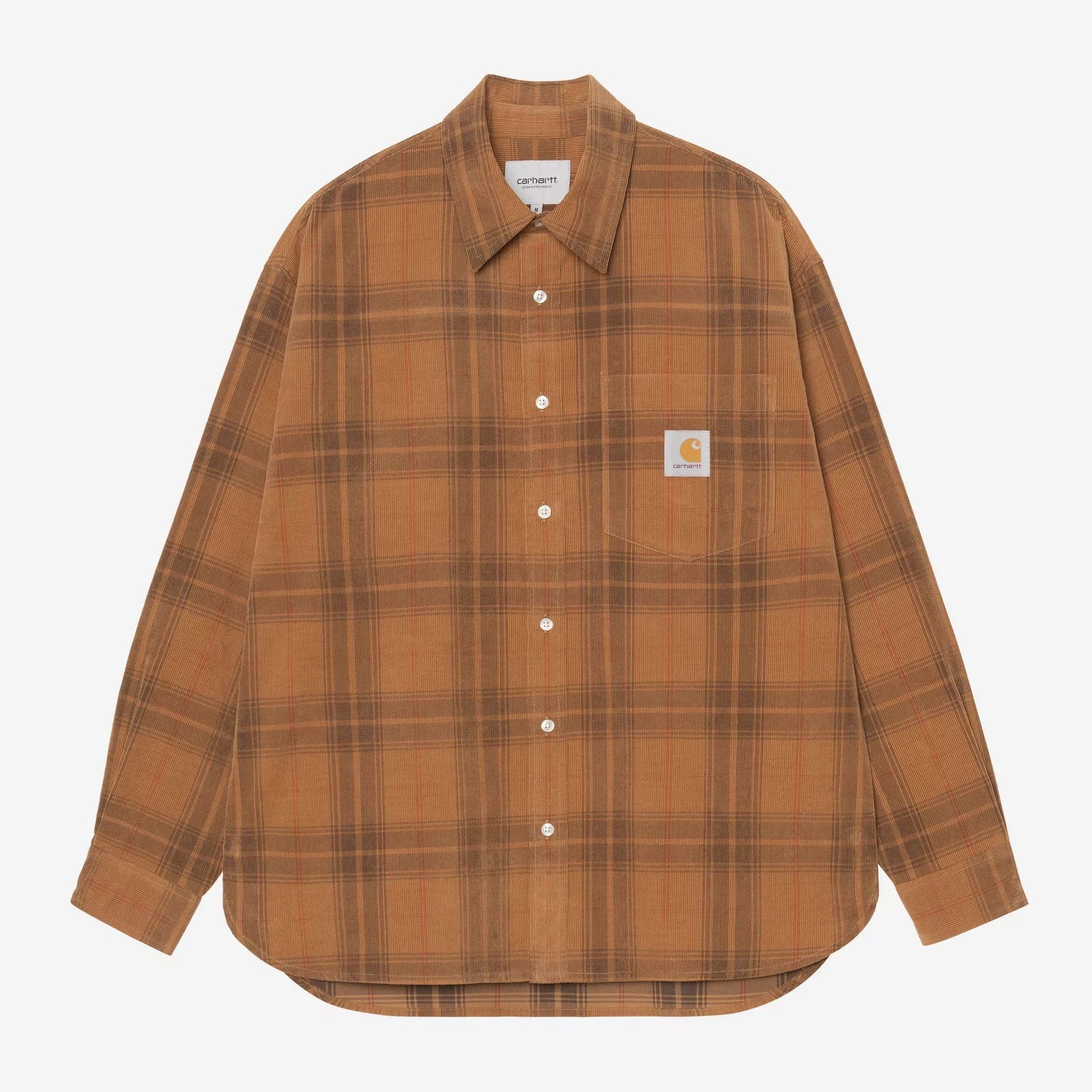 Carhartt WIP Wilber Shirt - Hamilton Brown
