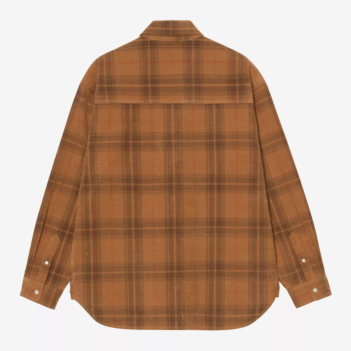 Carhartt WIP Wilber Shirt - Hamilton Brown
