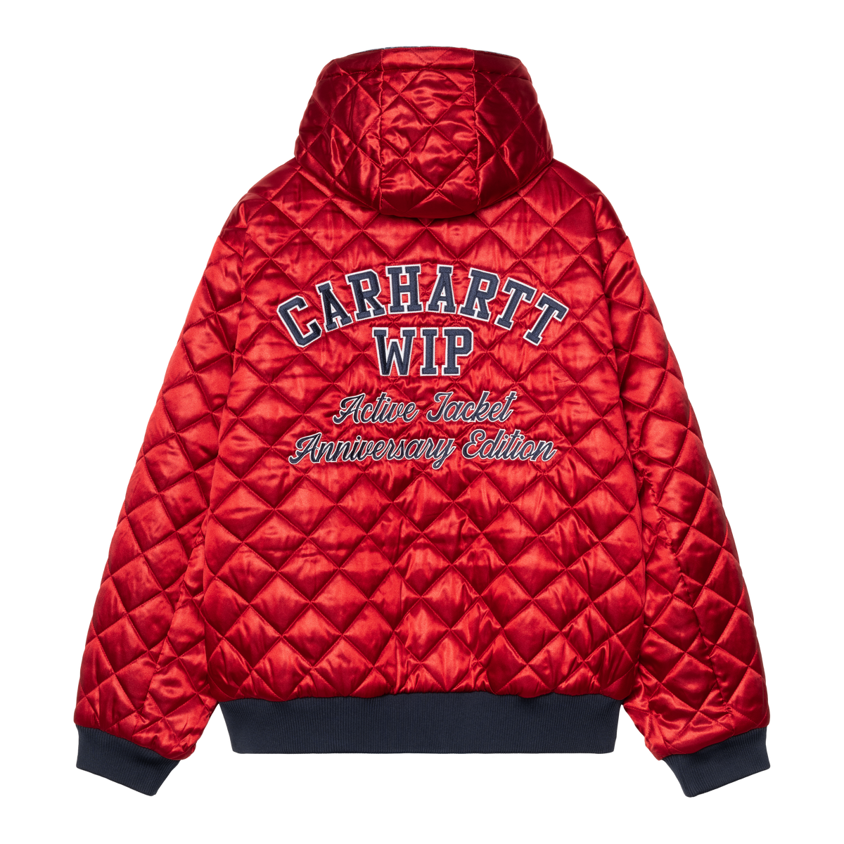 Carhartt WIP 50 Years Anniversary OG Active Jacket Denim - Blue / USA Red stone bleached