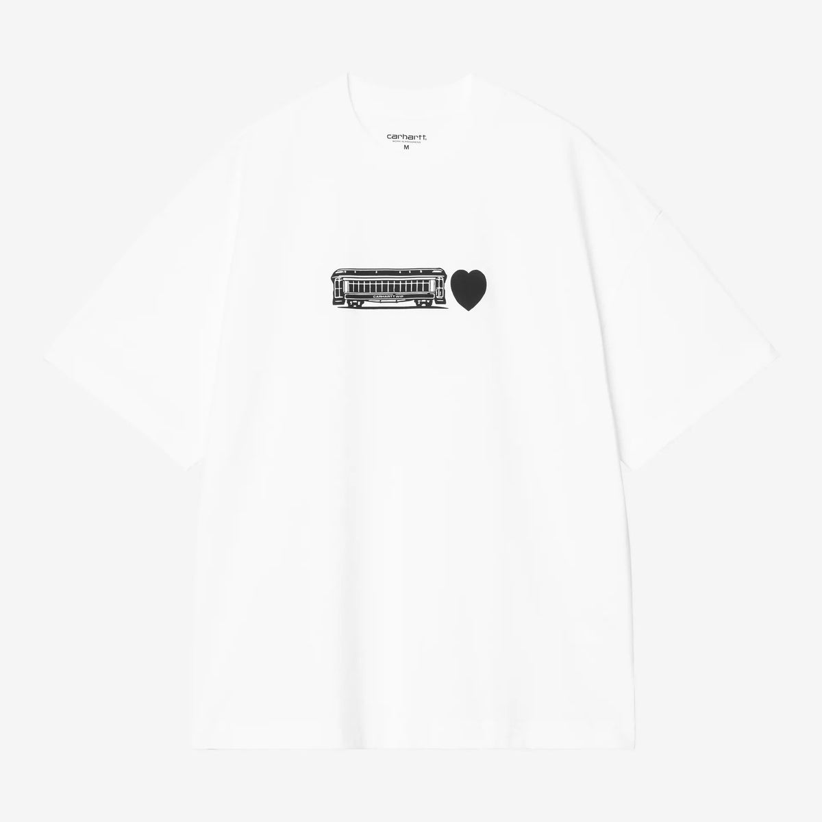 Carhartt WIP Deconstructed Label T-Shirt - White