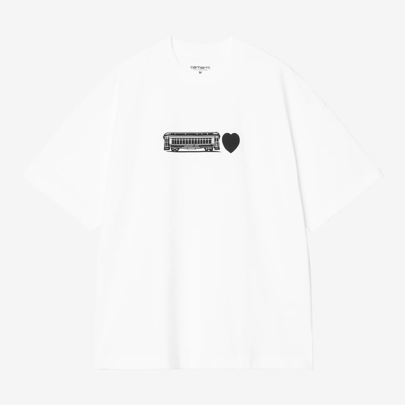 Carhartt WIP Deconstructed Label T-Shirt - White