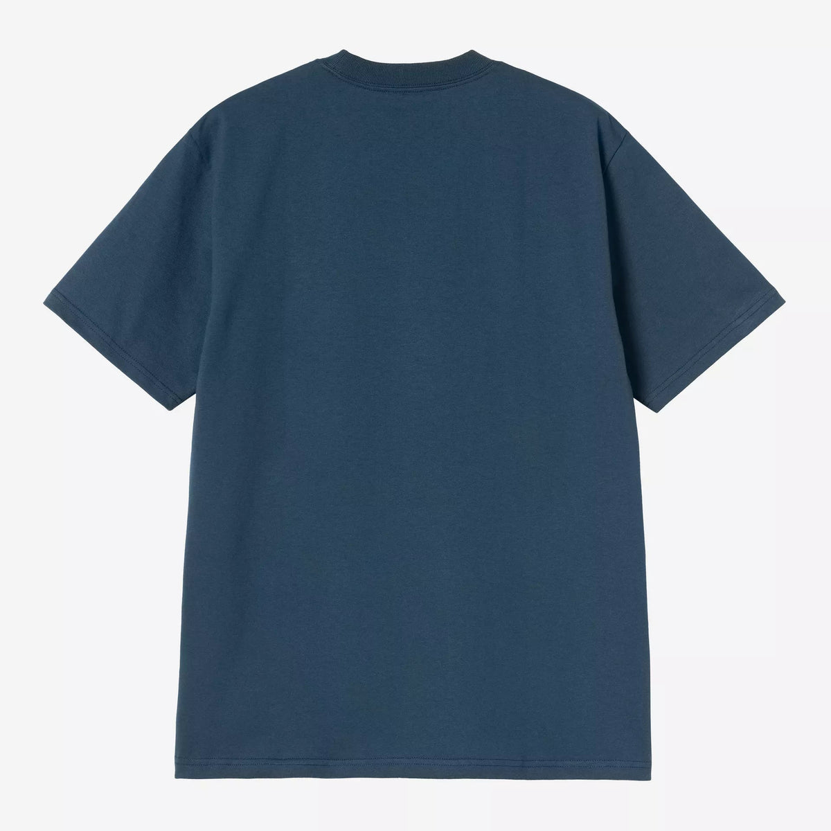 Carhartt WIP University Script T-Shirt - Blue River / White
