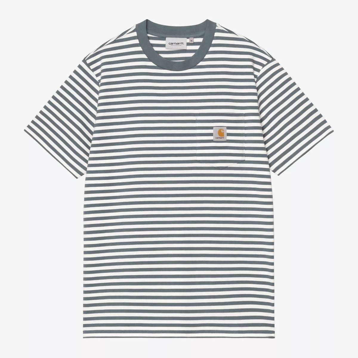 Carhartt WIP Ezra Pocket T-Shirt - Cozy Blue / Wax