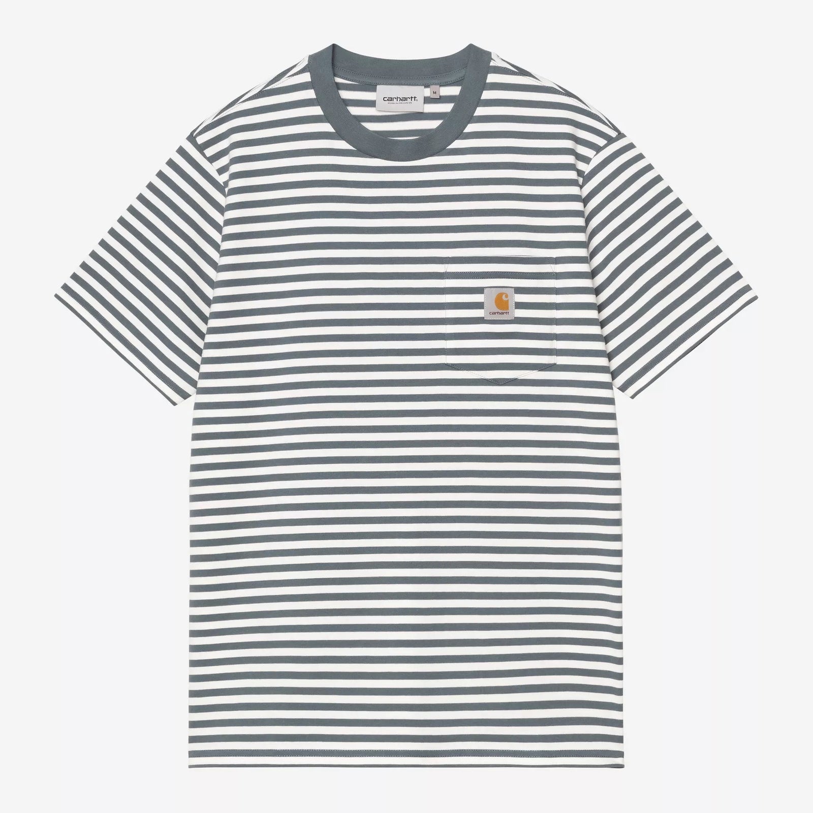 Carhartt WIP Ezra Pocket T-Shirt - Cozy Blue / Wax