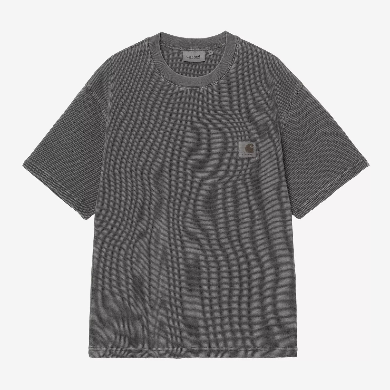 Carhartt WIP Nelson Waffle T-Shirt - Black