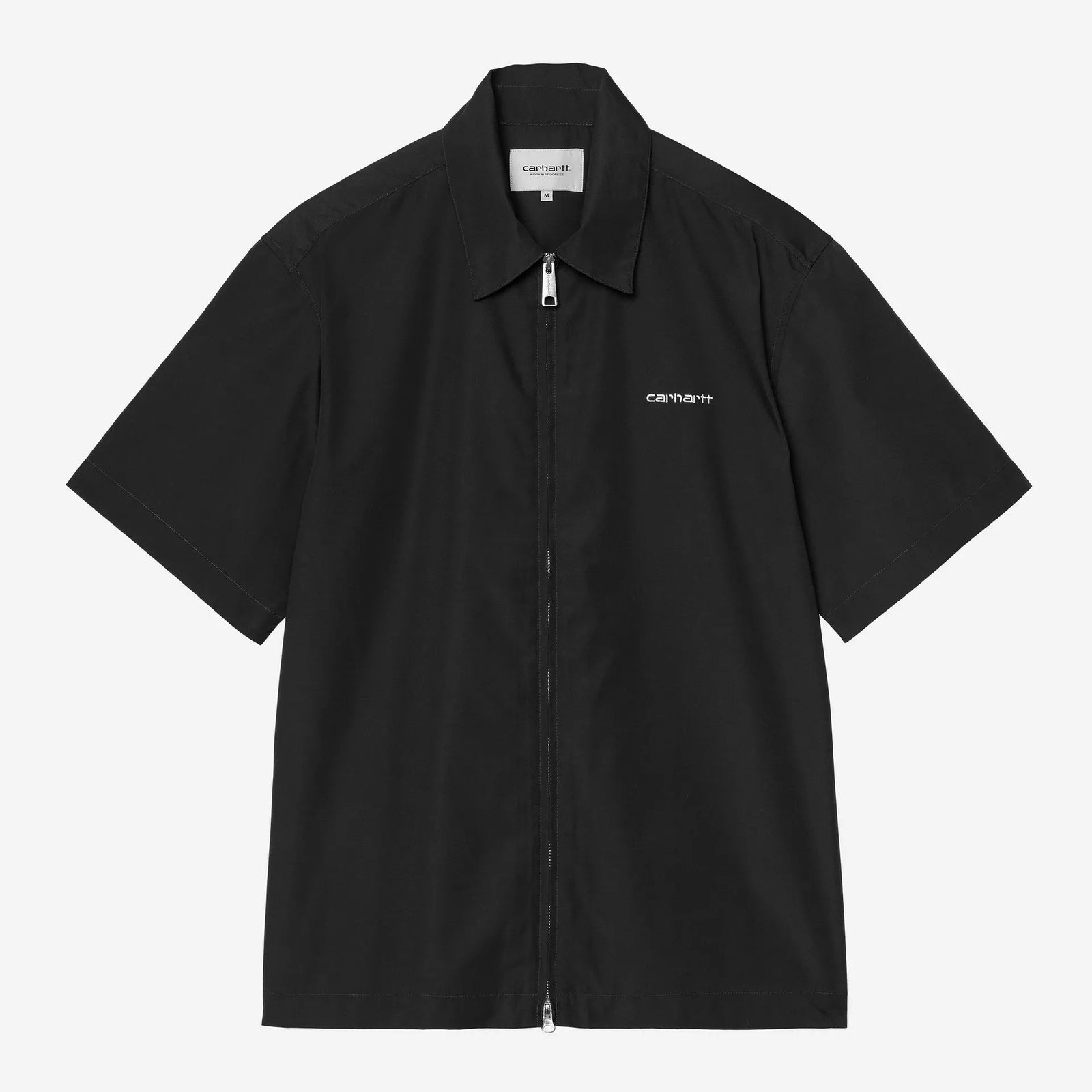 Carhartt WIP Postal Zip Shirt - Black / Wax