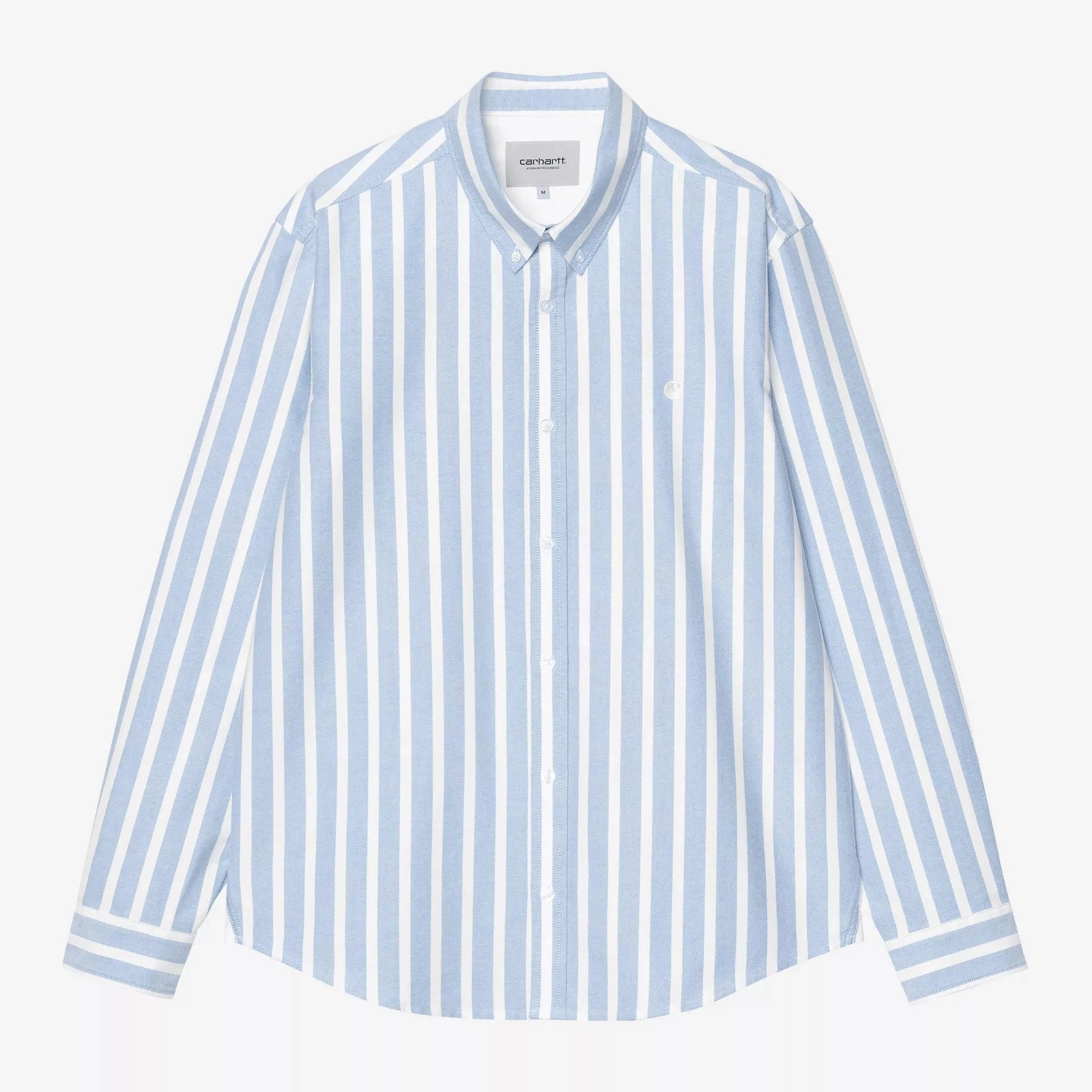 Carhartt WIP LS Deven Shirt - Bleach / White