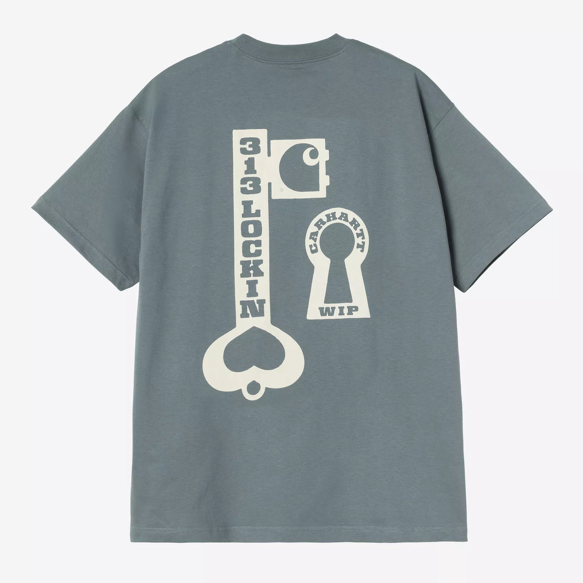Carhartt WIP Locked T-Shirt - Cozy Blue