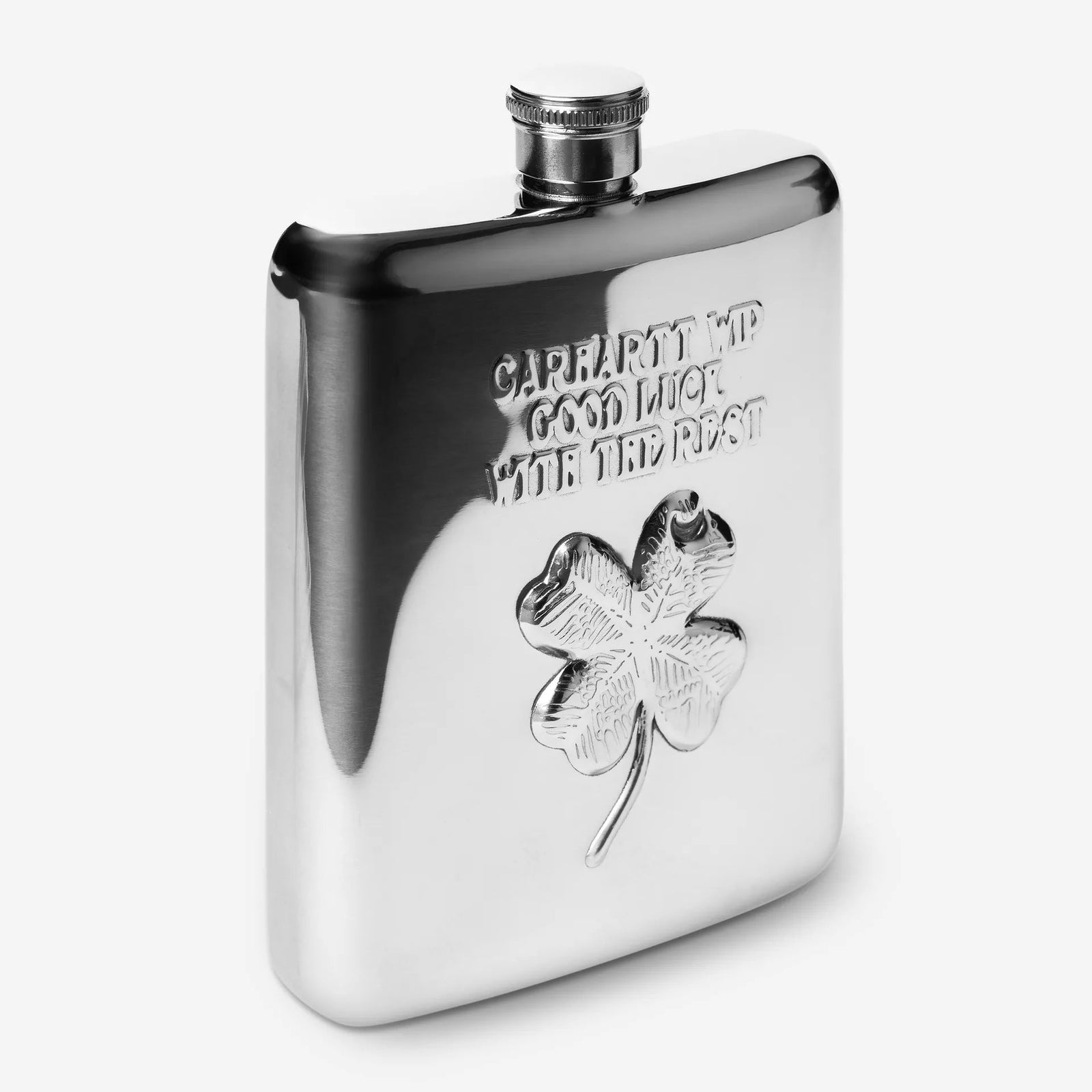 Carhartt WIP Clover Flask - Silver