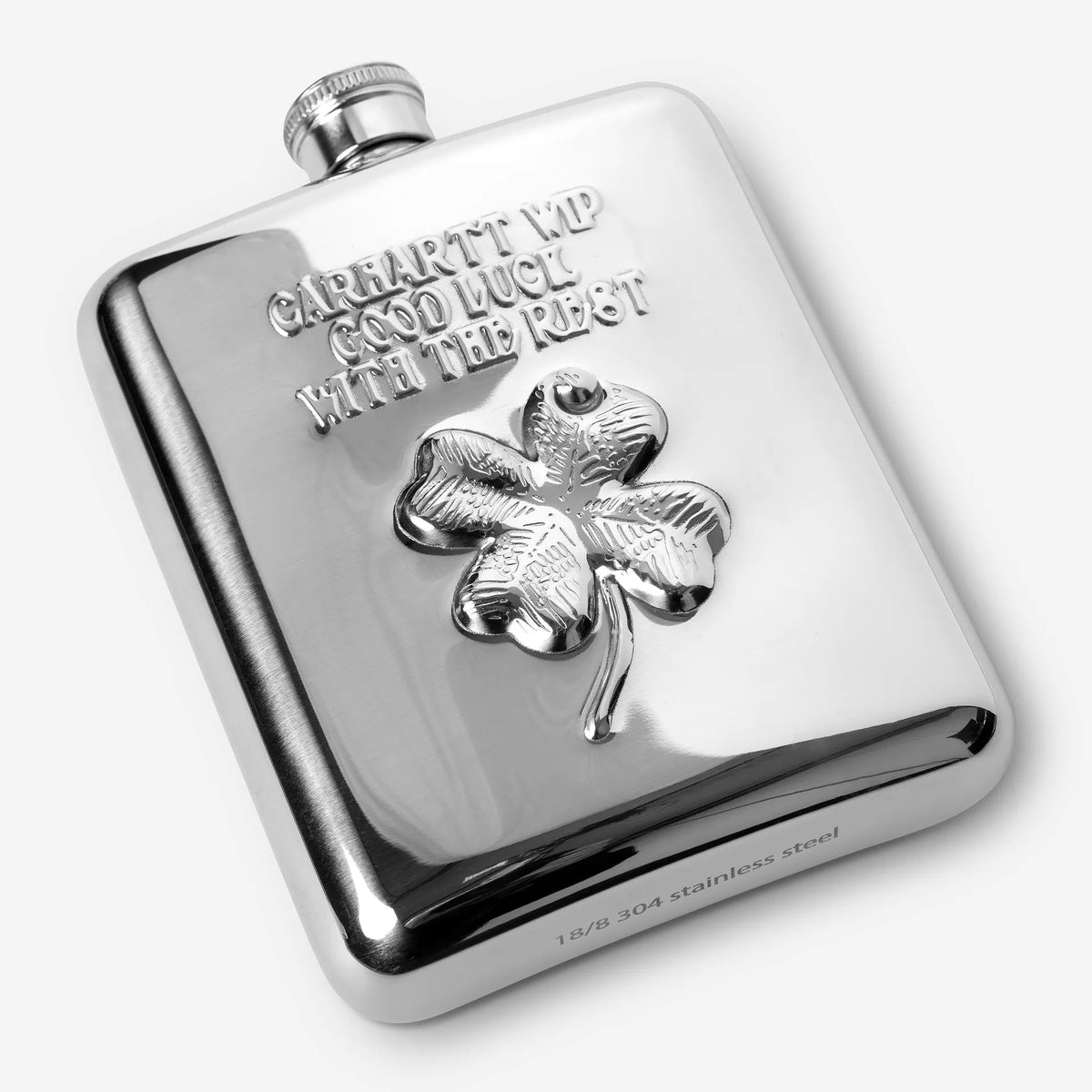 Carhartt WIP Clover Flask - Silver