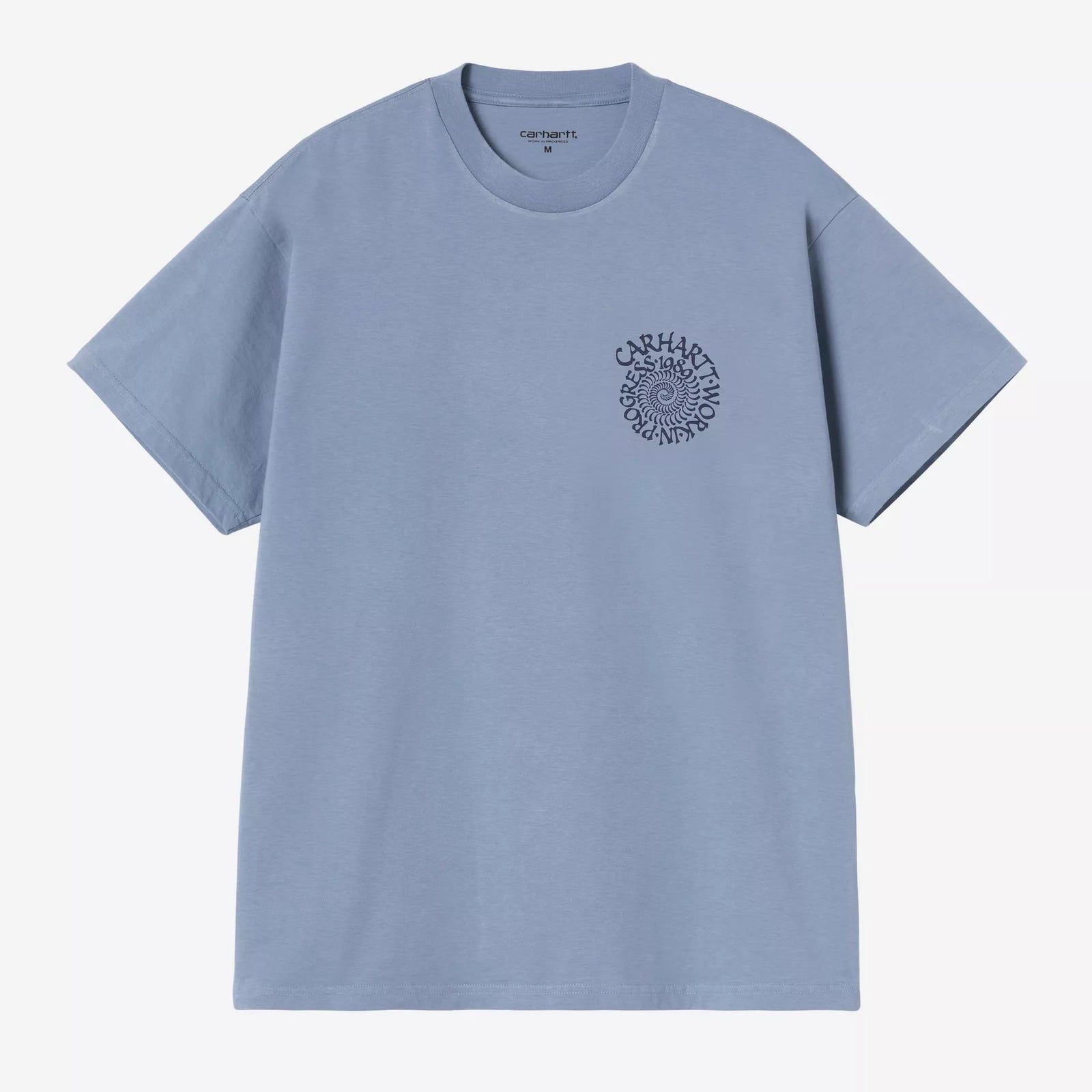 Carhartt WIP Spirals T-Shirt - Gentle Blue