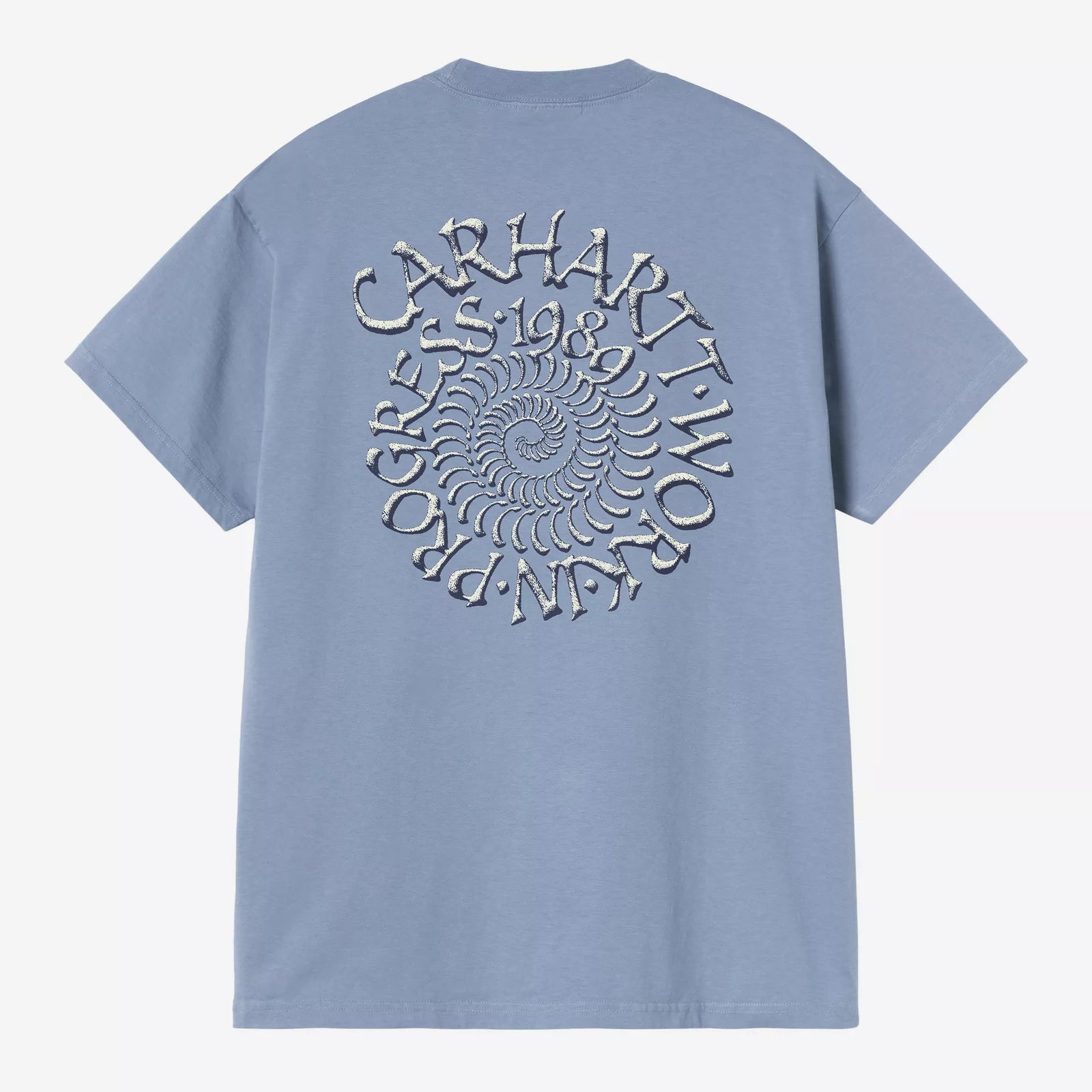 Carhartt WIP Spirals T-Shirt - Gentle Blue