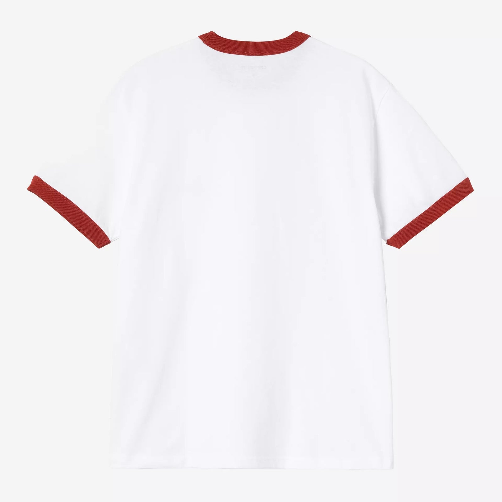 Carhartt WIP Ip Ringer T-Shirt - White / Red / Red