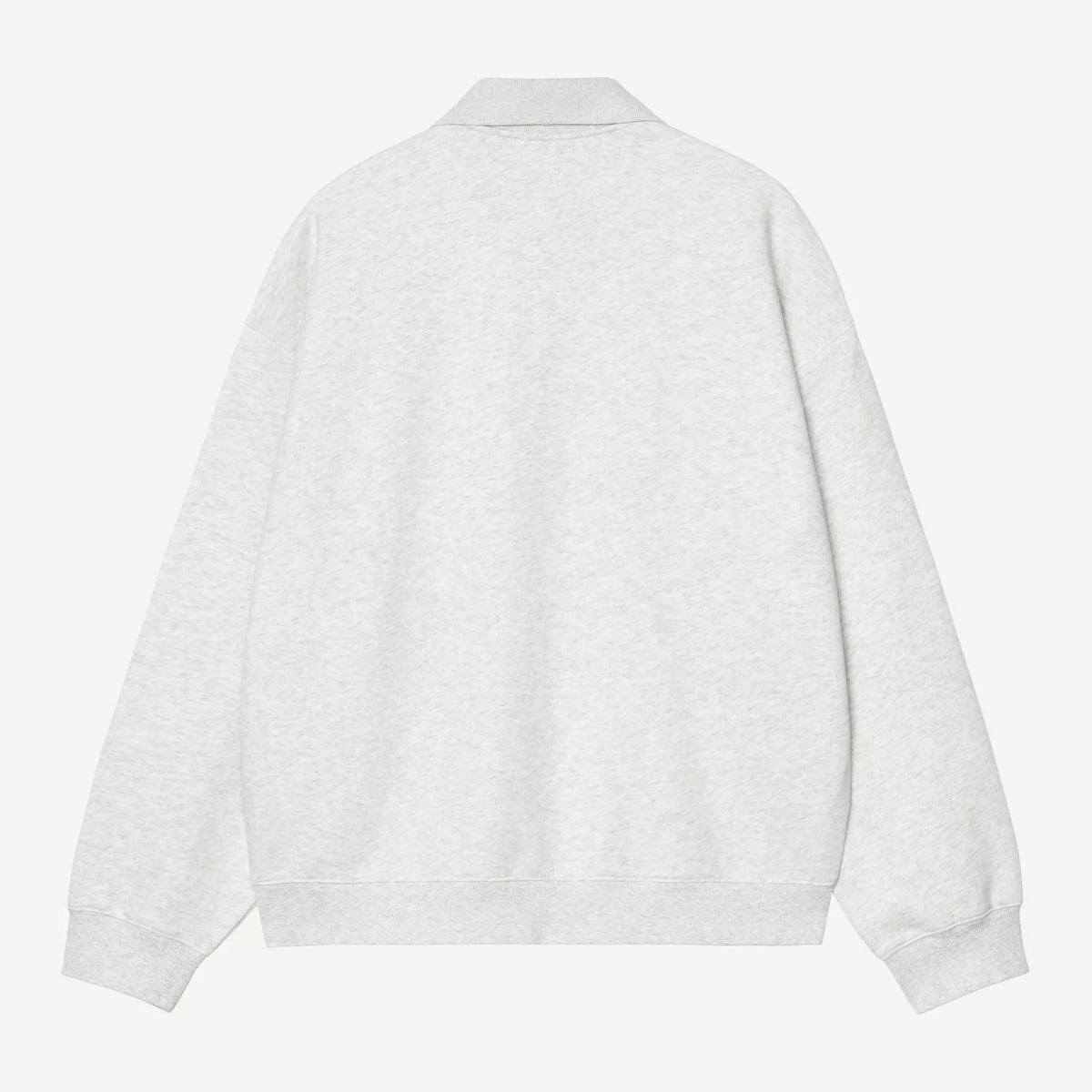 Carhartt WIP Label Polo Sweat - Ash Heather