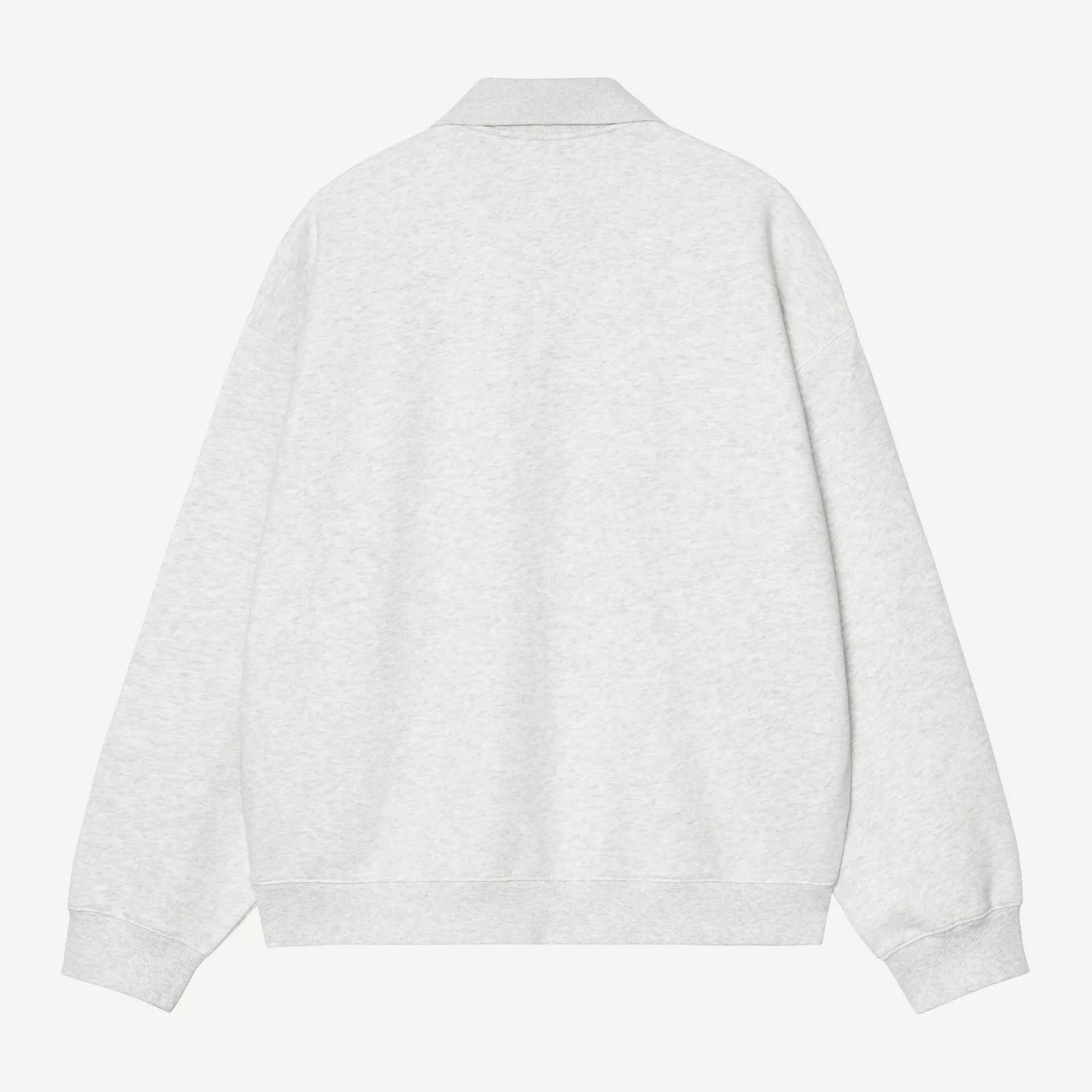 Carhartt WIP Label Polo Sweat - Ash Heather