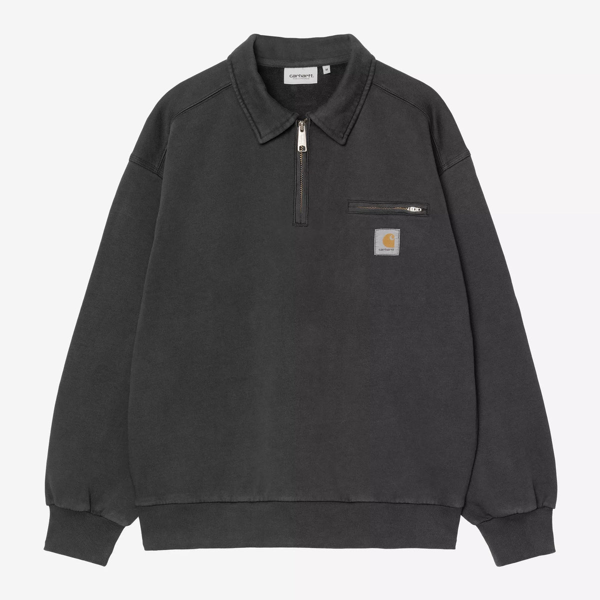 Carhartt WIP Half Zip Detroit Sweat - Black