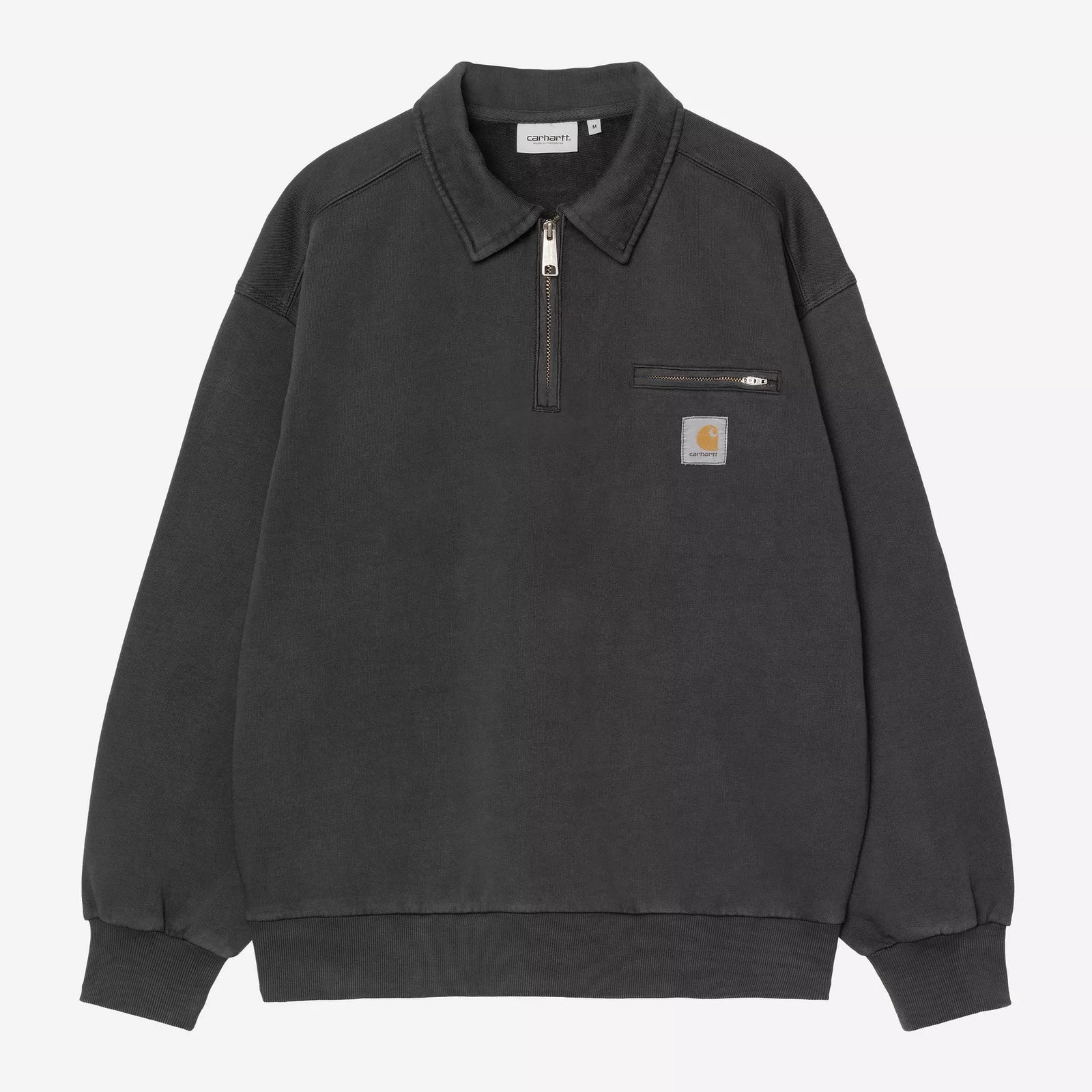 Carhartt WIP Half Zip Detroit Sweat - Black