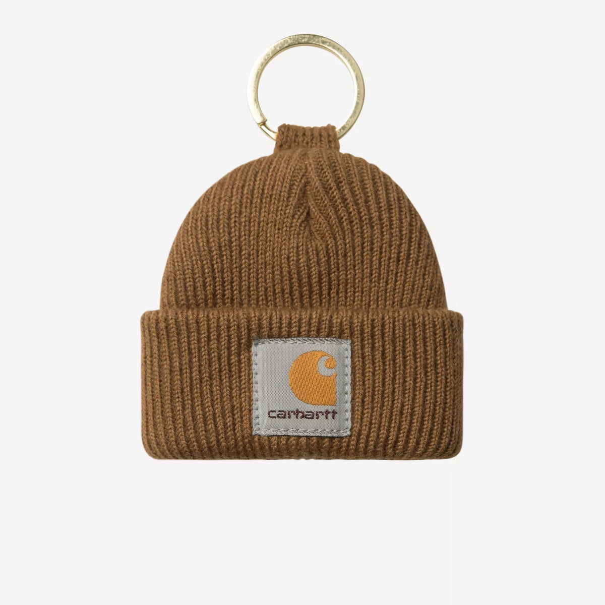 Carhartt WIP Mini Watch Hat Keychain - Hamilton Brown