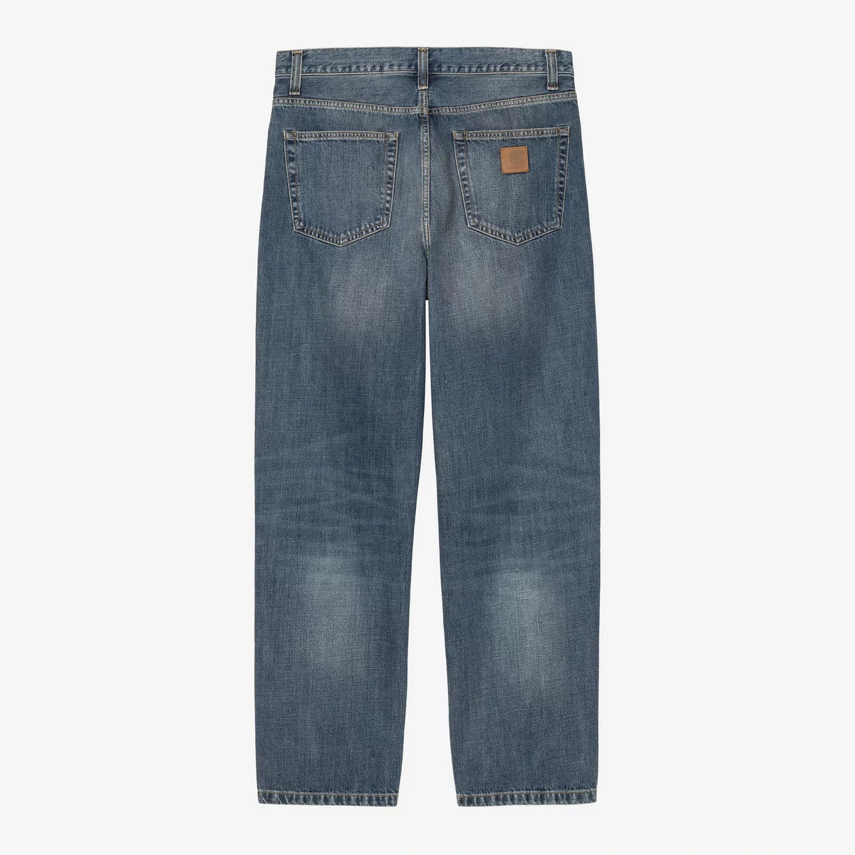 Carhartt WIP Aaron Pant - Blue Dark Used