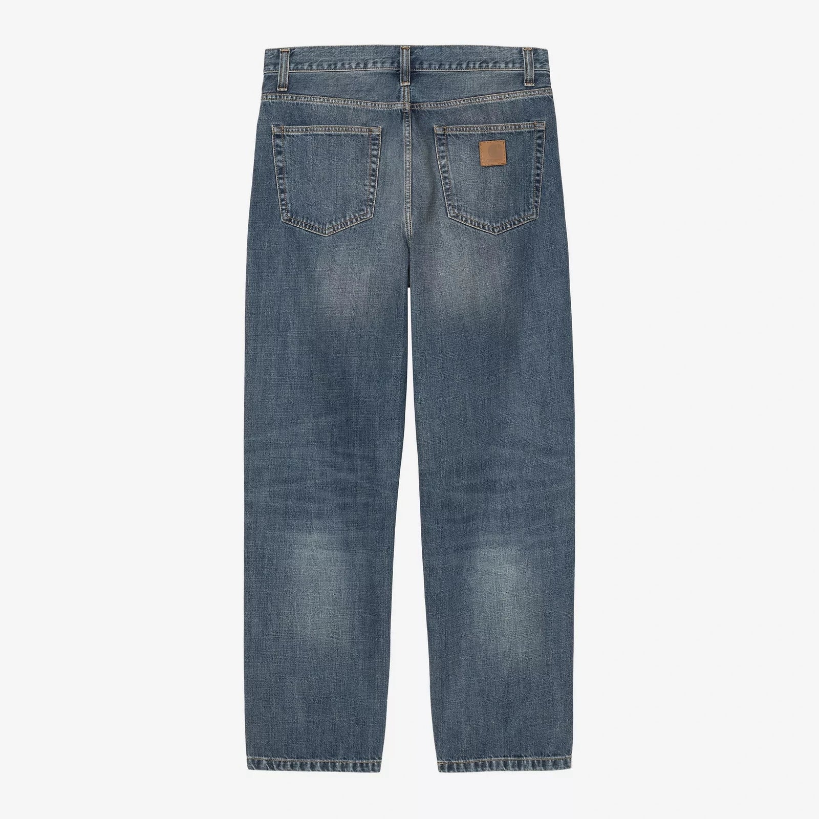 Carhartt WIP Aaron Pant - Blue Dark Used