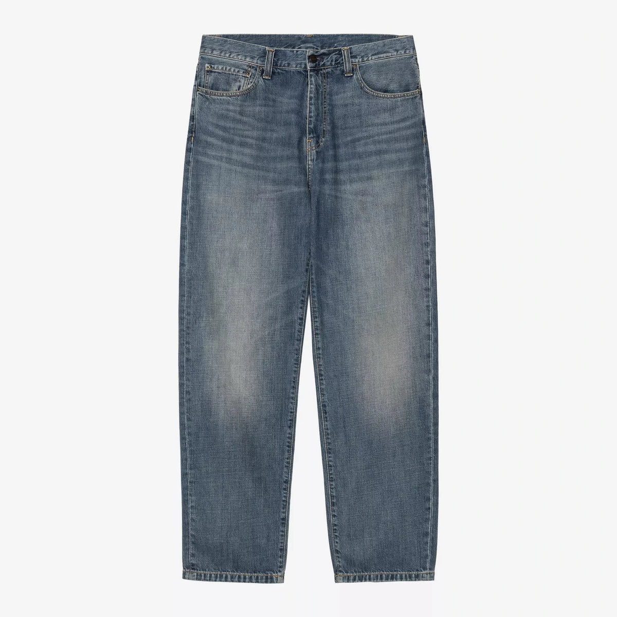 Carhartt WIP Aaron Pant - Blue Dark Used
