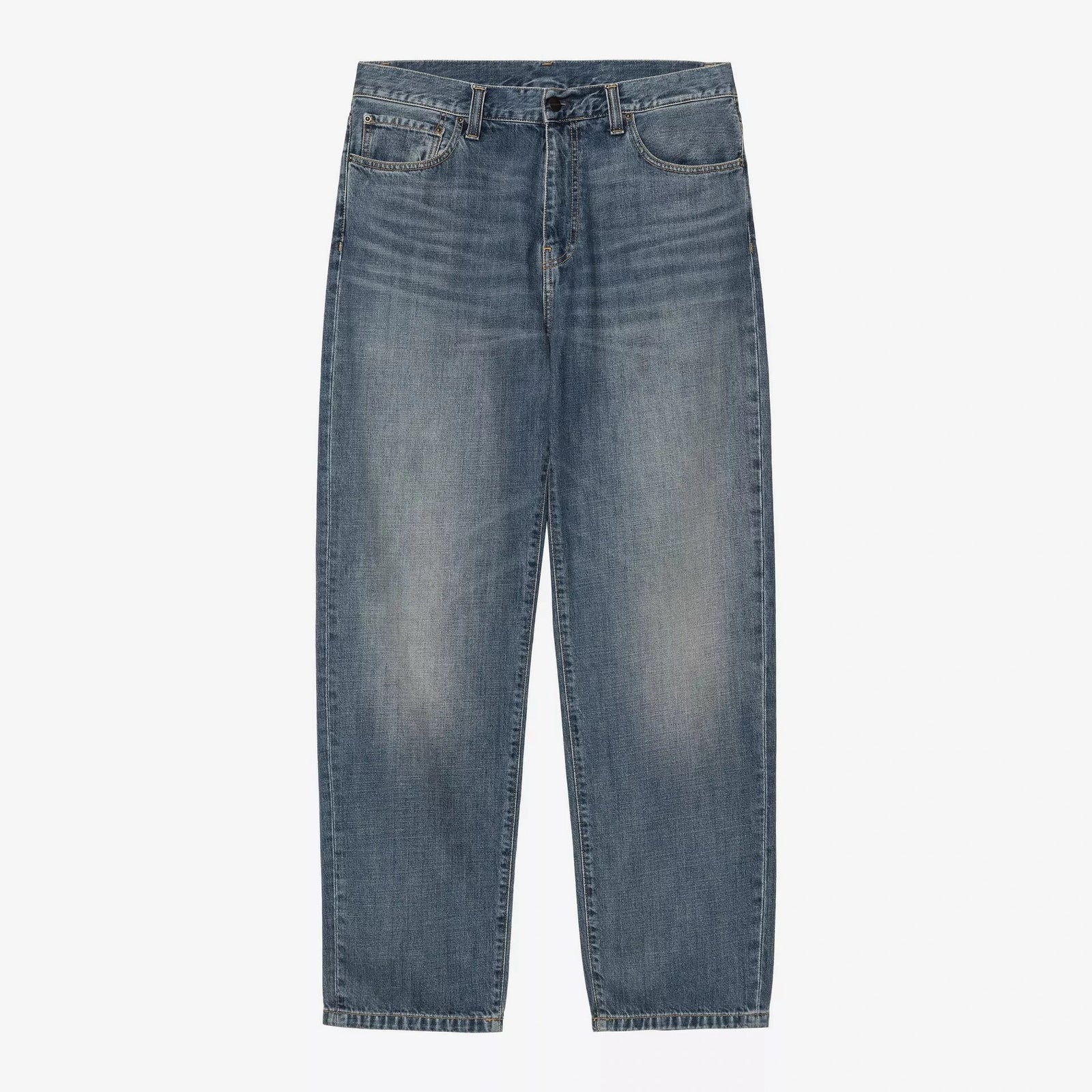 Carhartt WIP Aaron Pant - Blue Dark Used