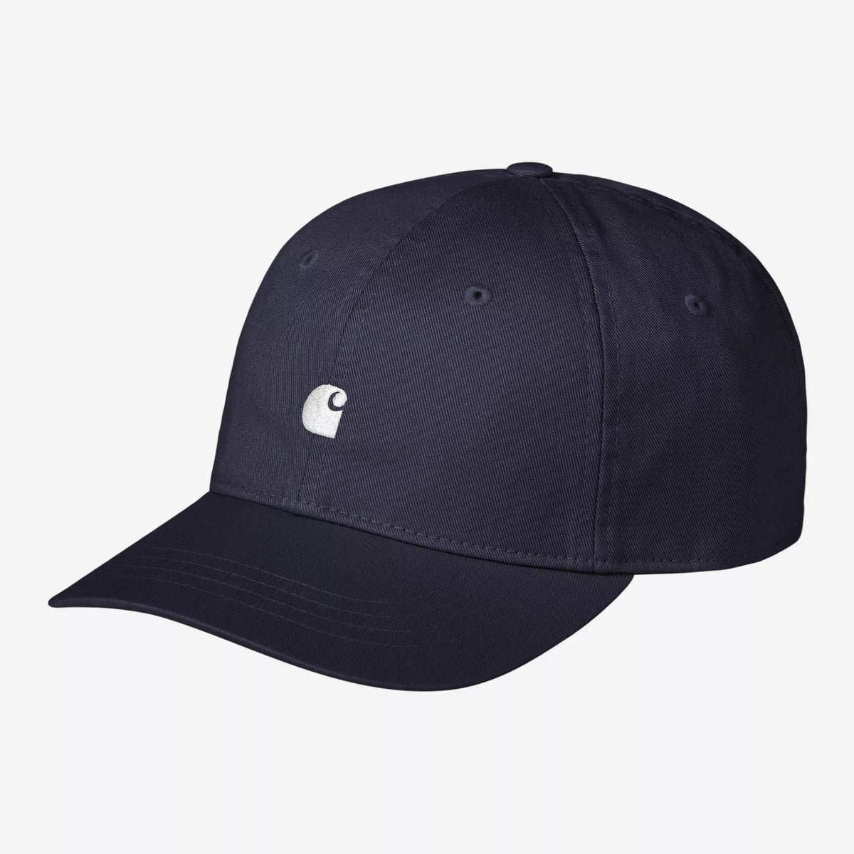 Carhartt WIP Madison Logo Cap - Dark Navy / White