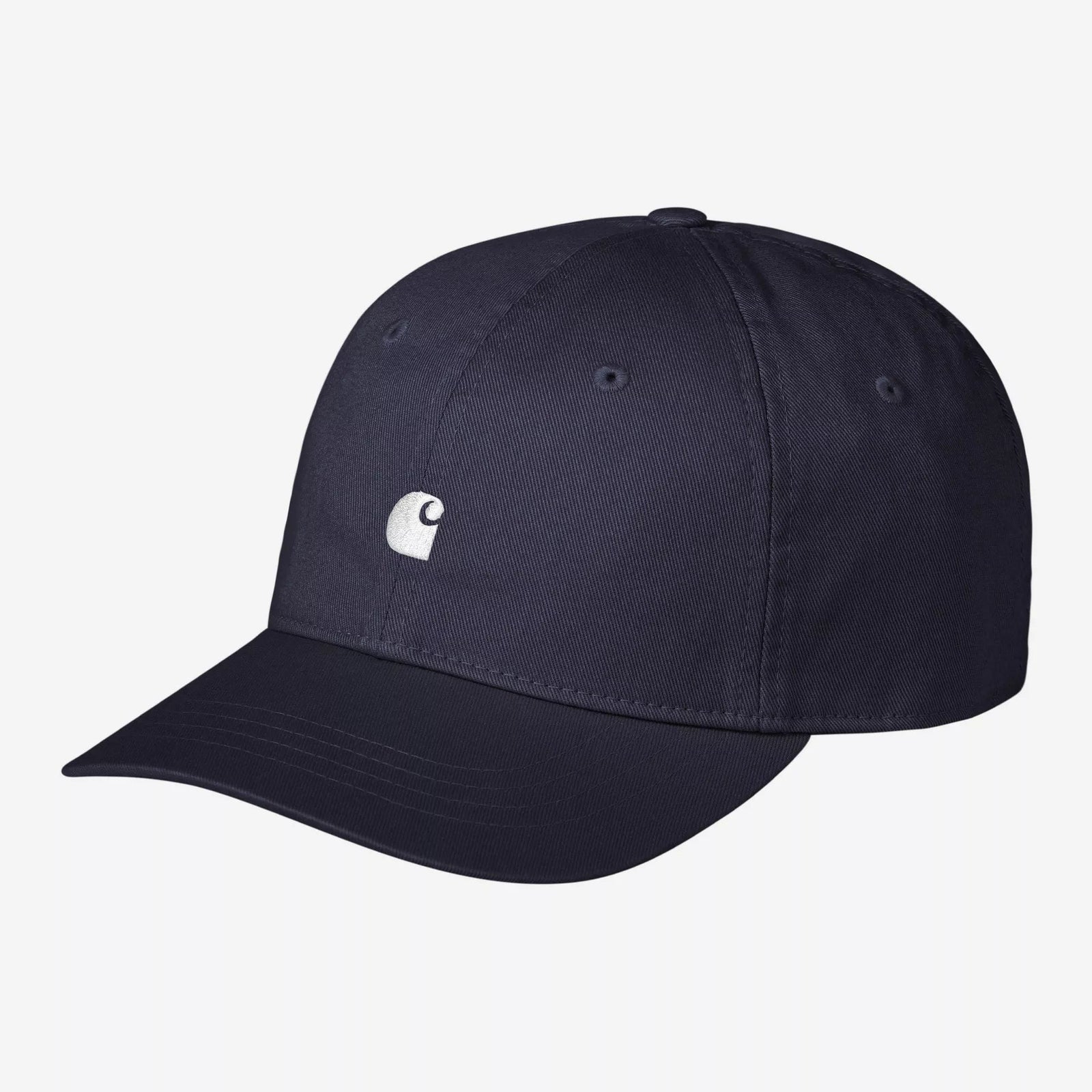 Carhartt WIP Madison Logo Cap - Dark Navy / White